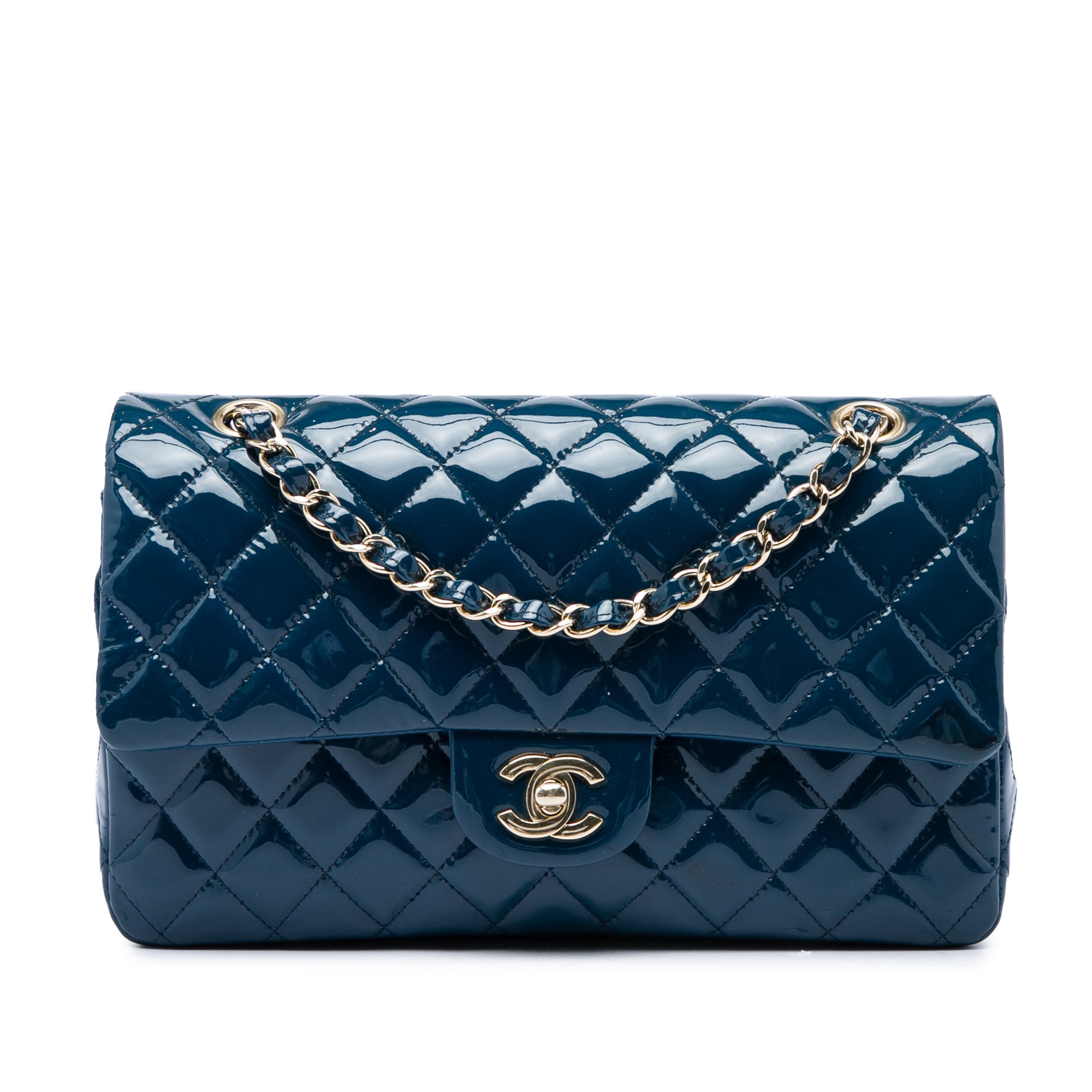 Chanel Medium Classic Patent Double Flap - image 1