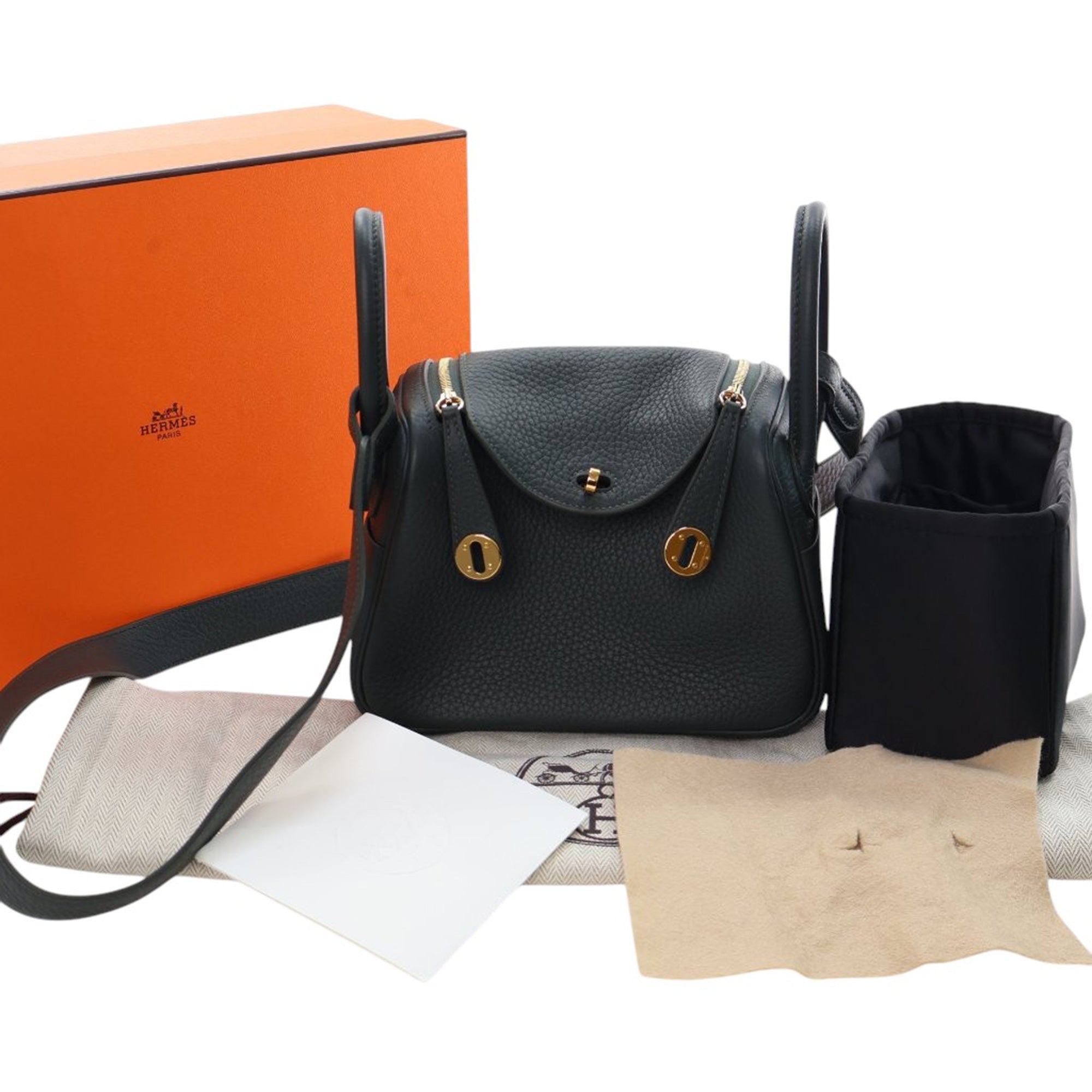 Hermès Mini Clemence Lindy 20 - image 15