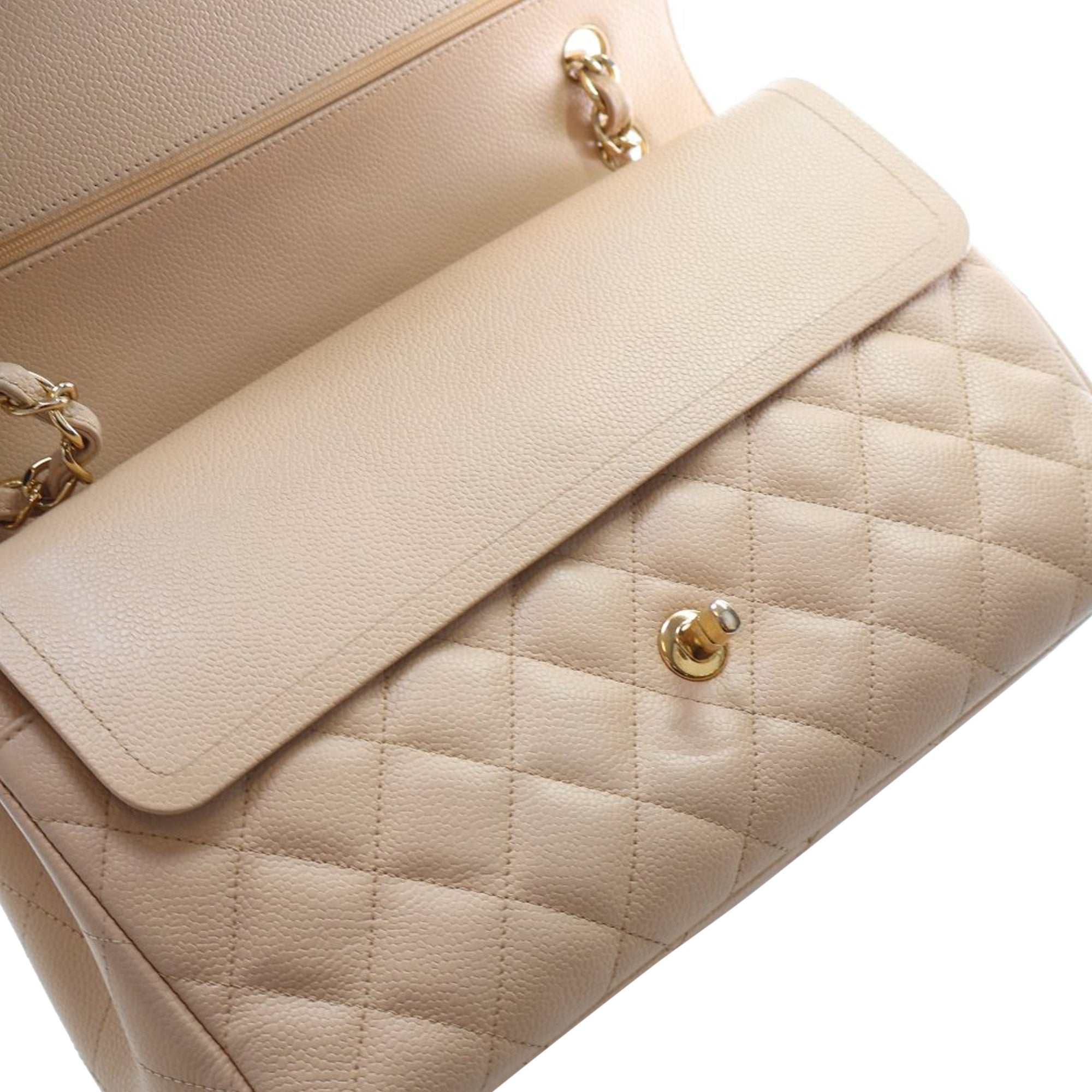 Chanel Jumbo Classic Caviar Double Flap - image 6