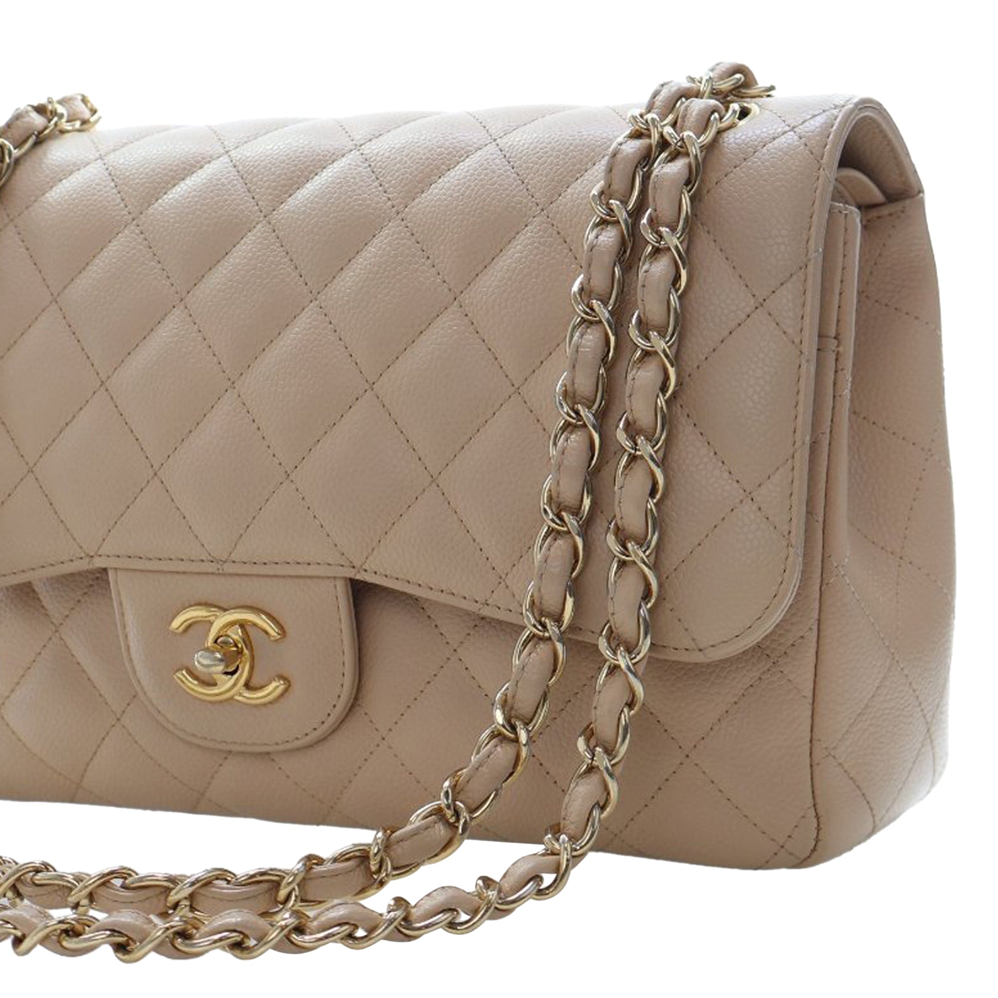 Chanel Jumbo Classic Caviar Double Flap - image 7