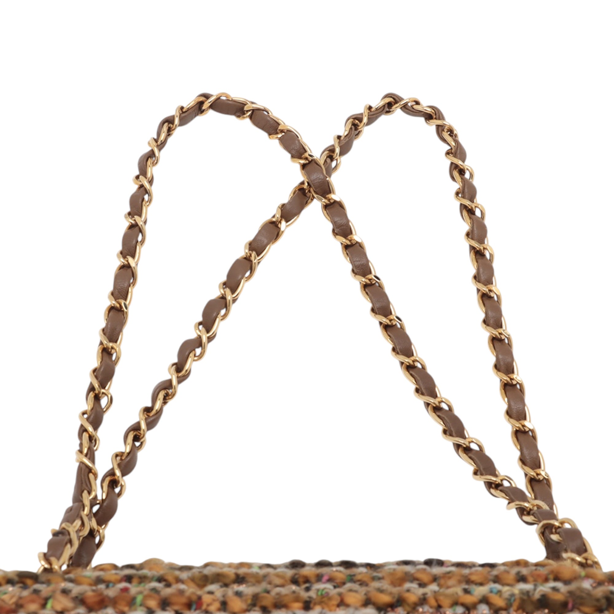 Chanel Medium Classic Tweed Double Flap - image 9
