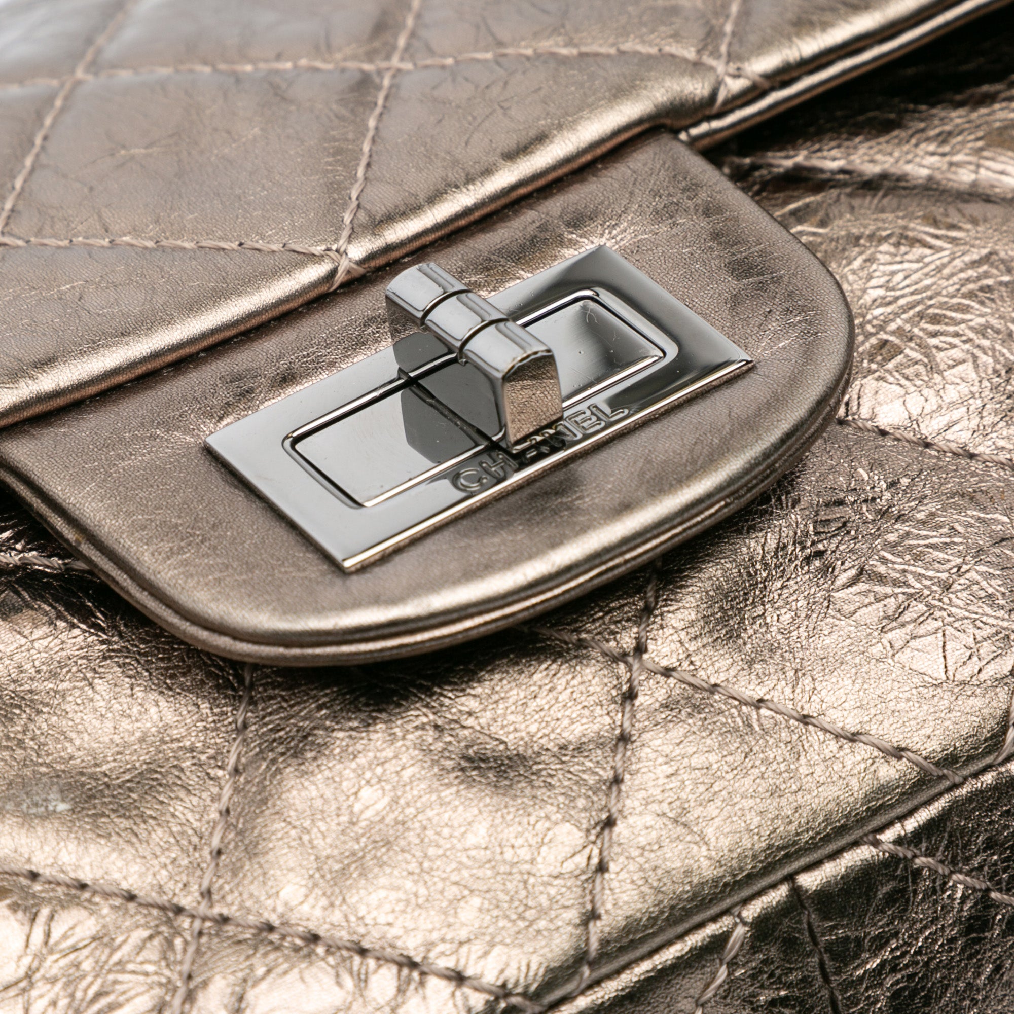 Chanel Reissue 2.55 Aged Calfskin Double Flap 227 - image 8