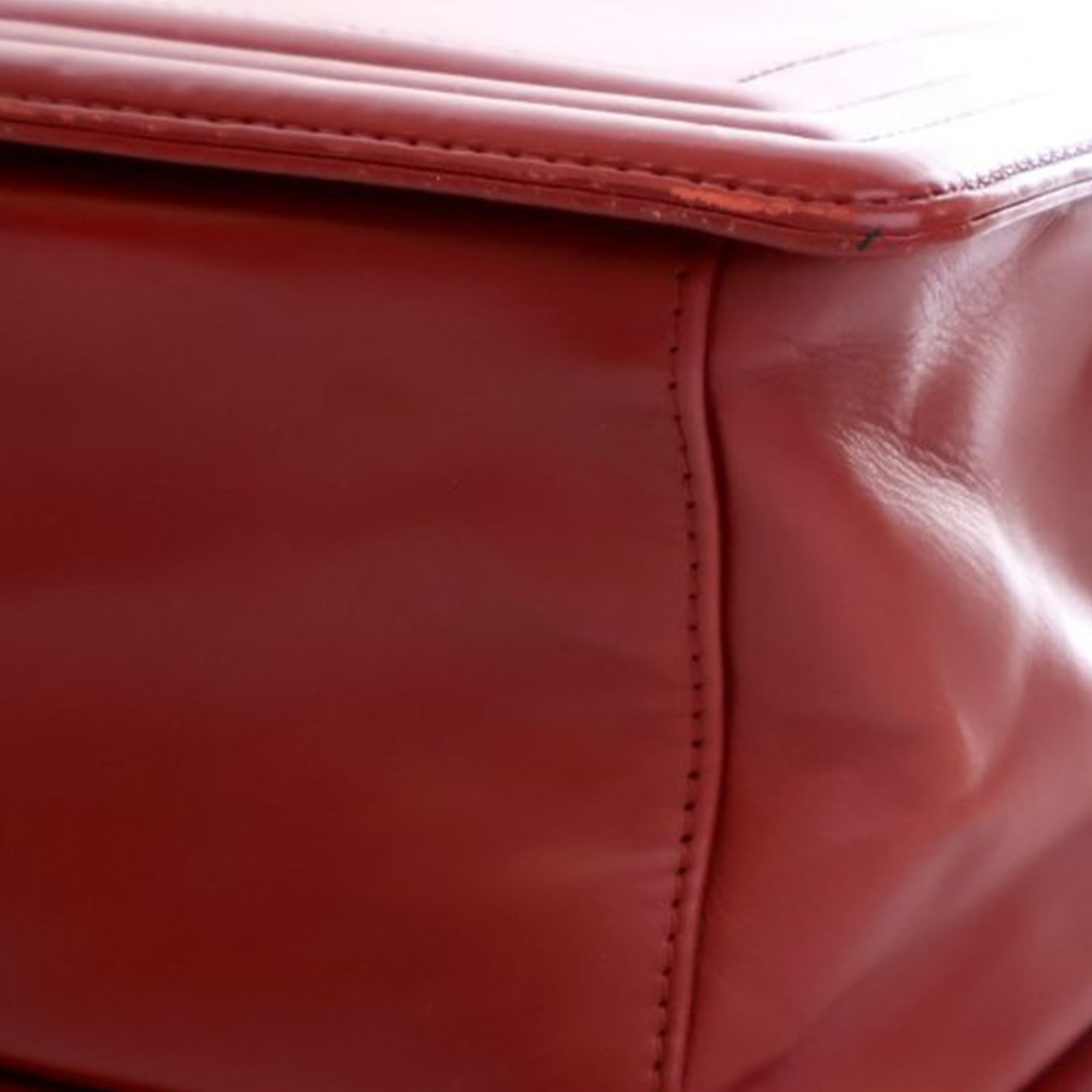 Chanel Glazed Calfskin Reverso Boy Satchel - image 12