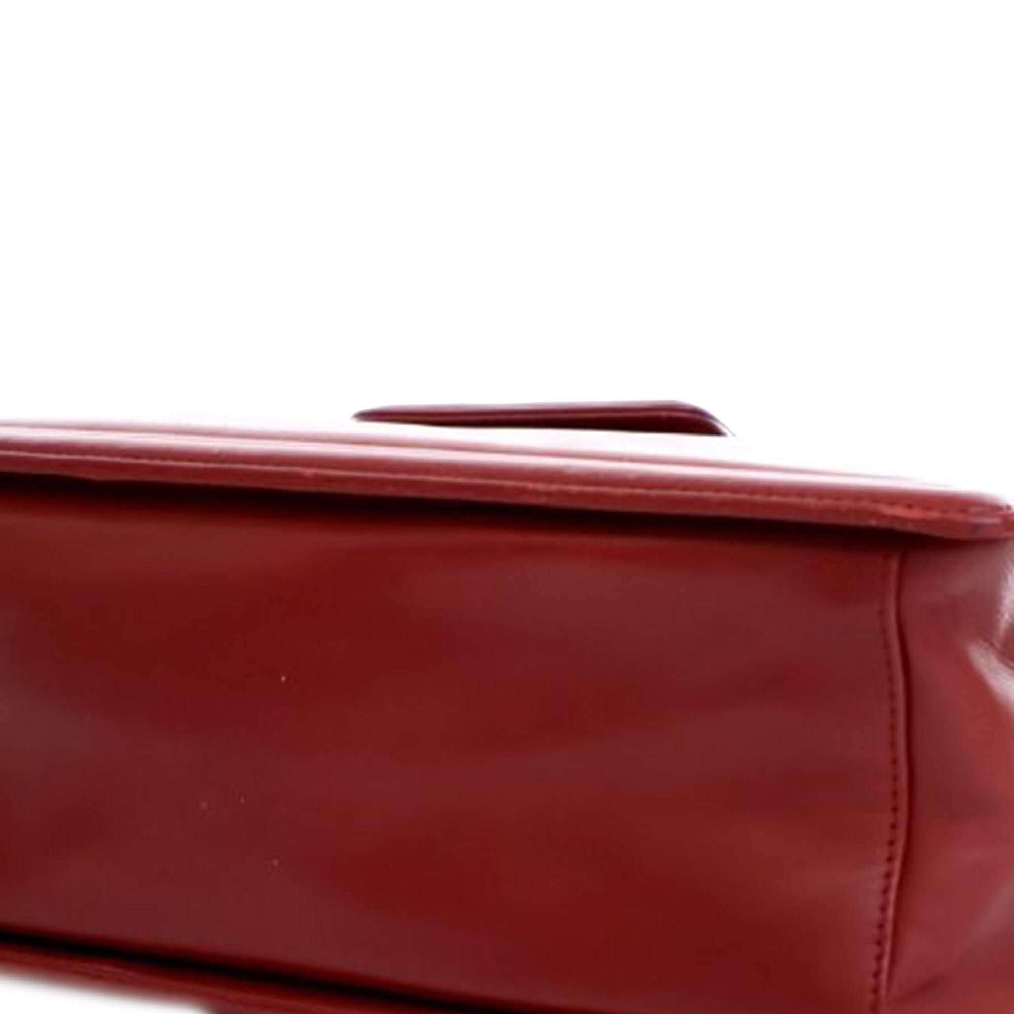 Chanel Glazed Calfskin Reverso Boy Satchel - image 14