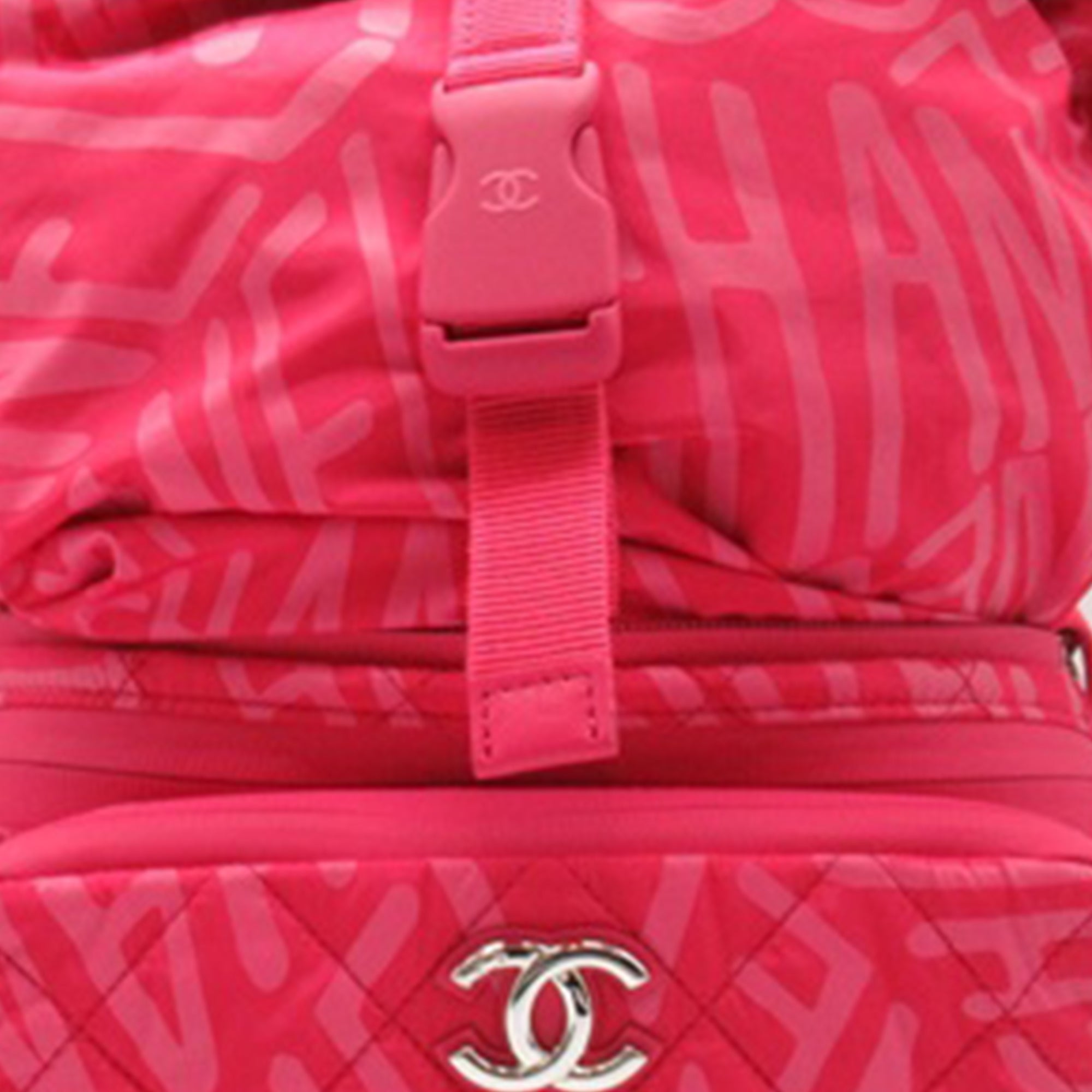 Chanel Printed Nylon Coco Neige Convertible Backpack - image 9