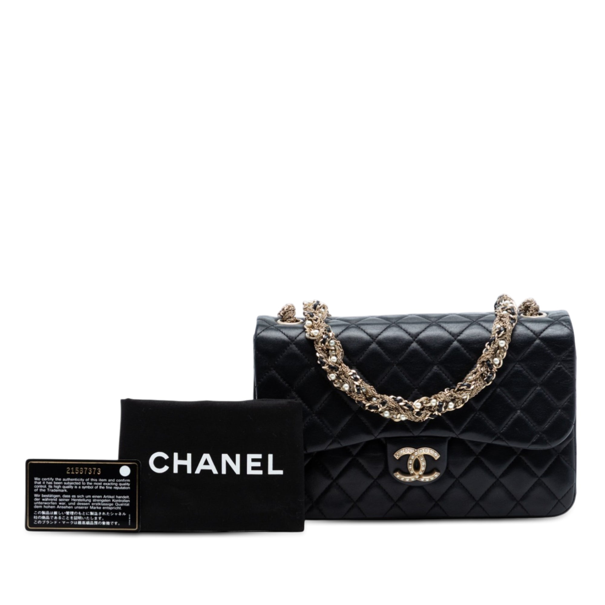 Chanel Medium Quilted Lambskin Westminster Pearl Flap - image 9