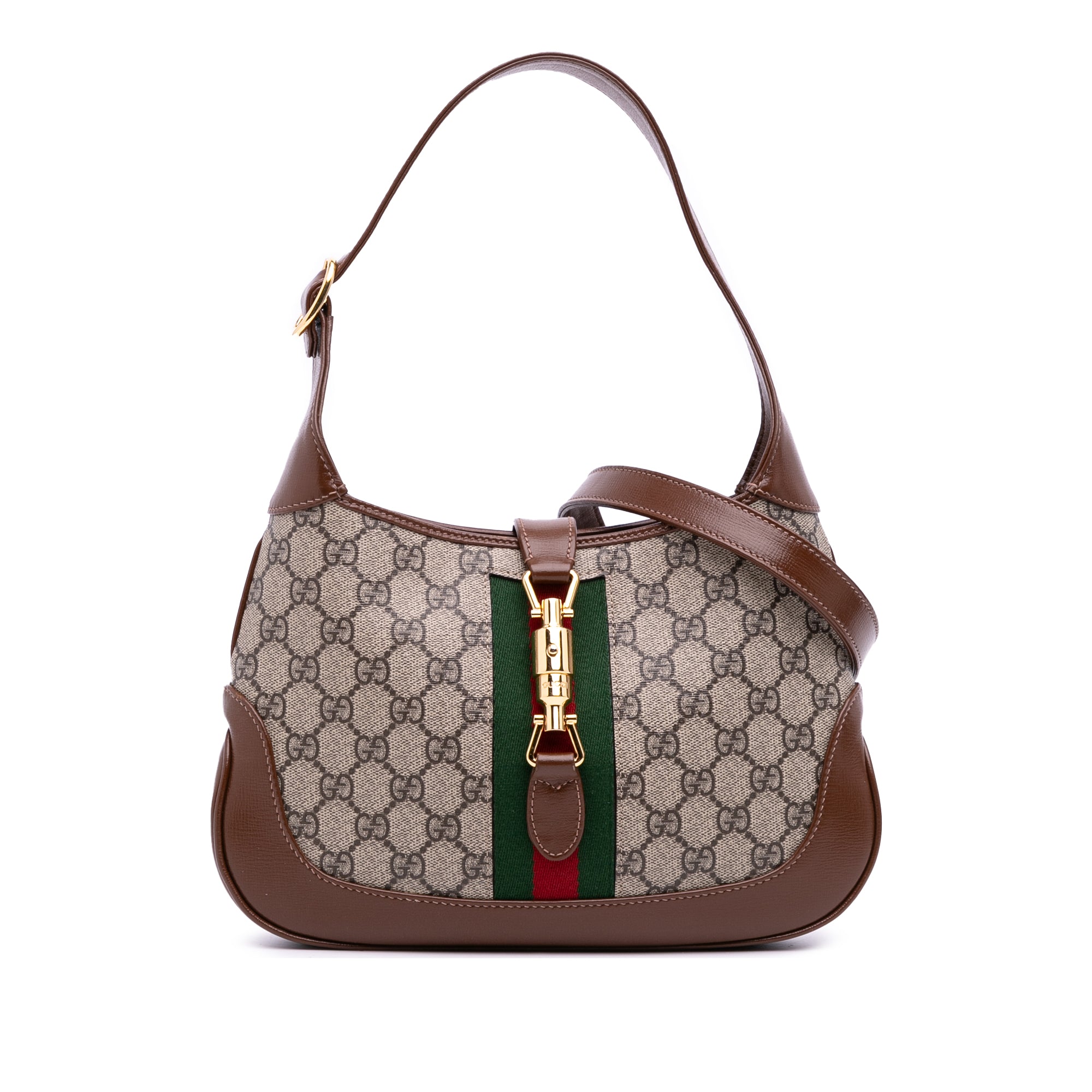 Gucci Small GG Supreme Web Jackie 1961 Crossbody - image 1