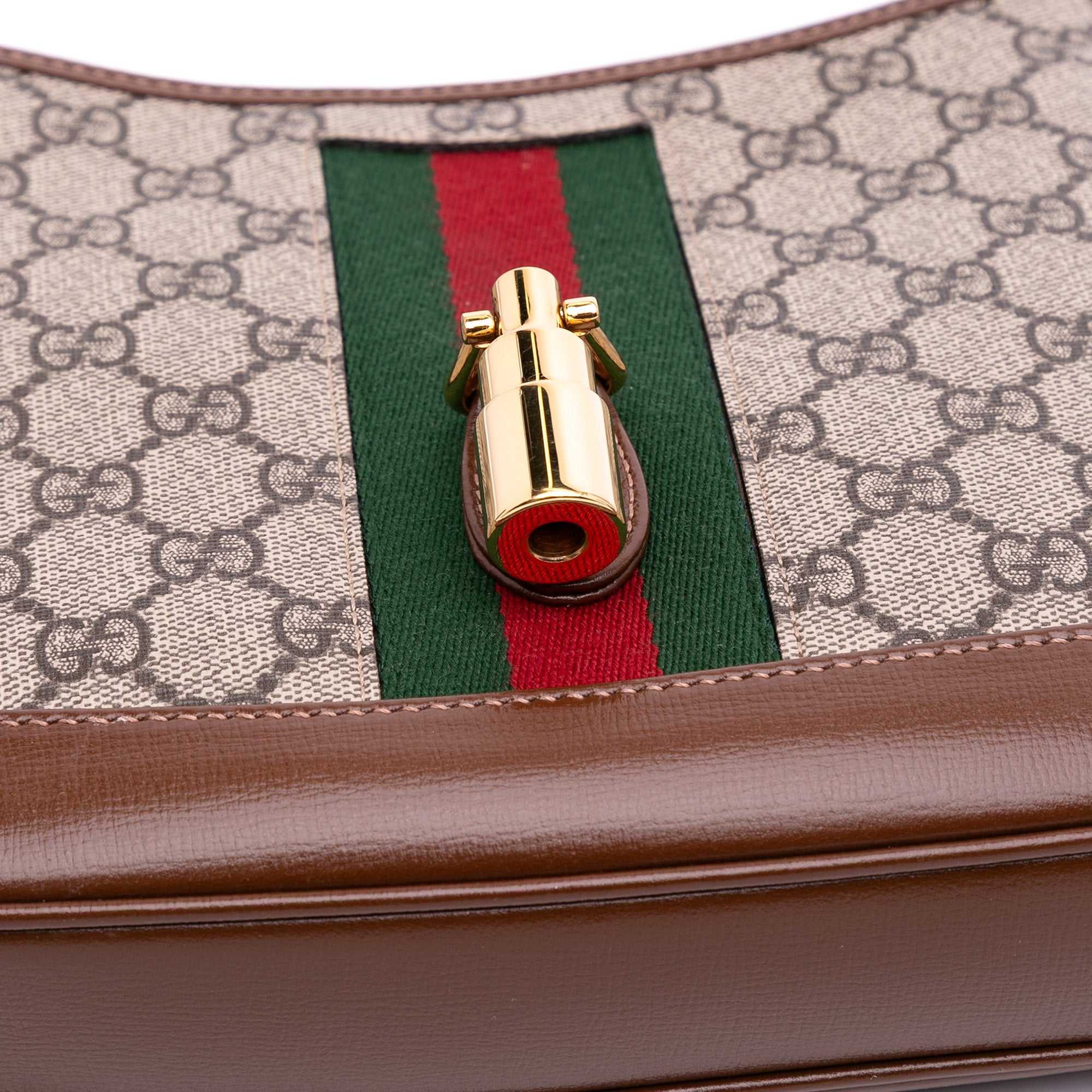 Gucci Small GG Supreme Web Jackie 1961 Crossbody - image 9