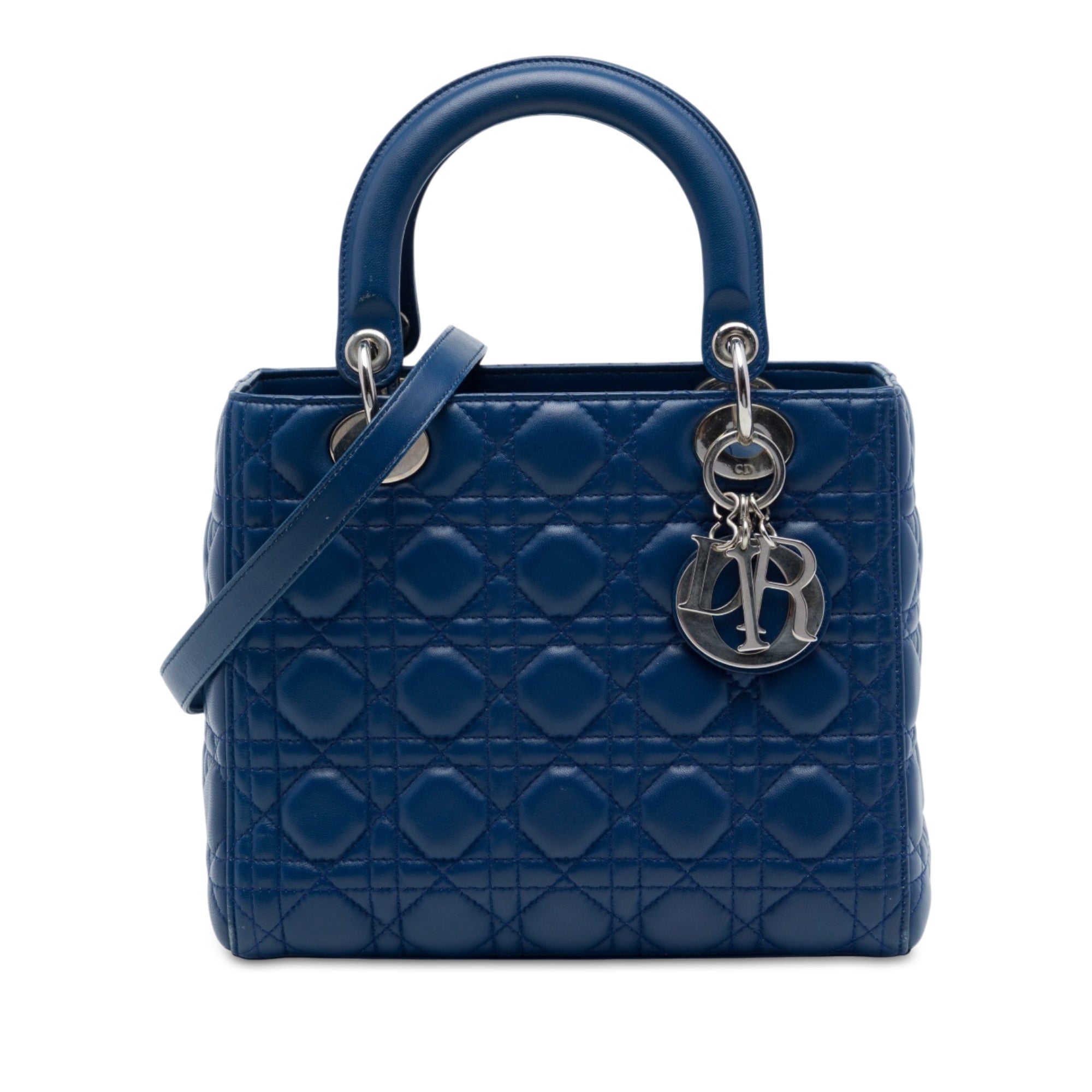 Dior Medium Lambskin Cannage Lady Dior - image 1