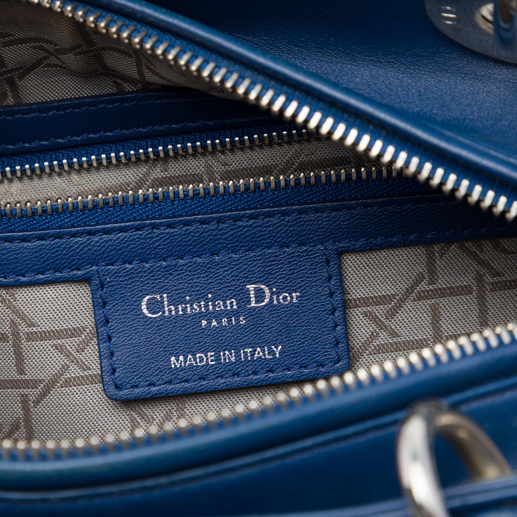 Dior Medium Lambskin Cannage Lady Dior - image 5
