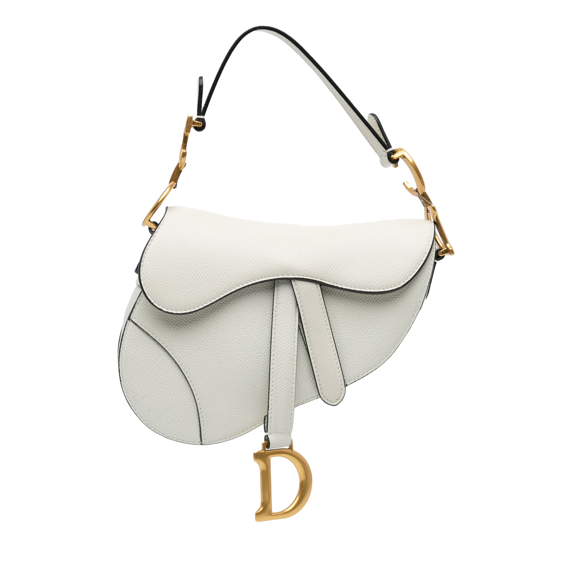Dior Mini Grained Calfskin Saddle Bag - image 1