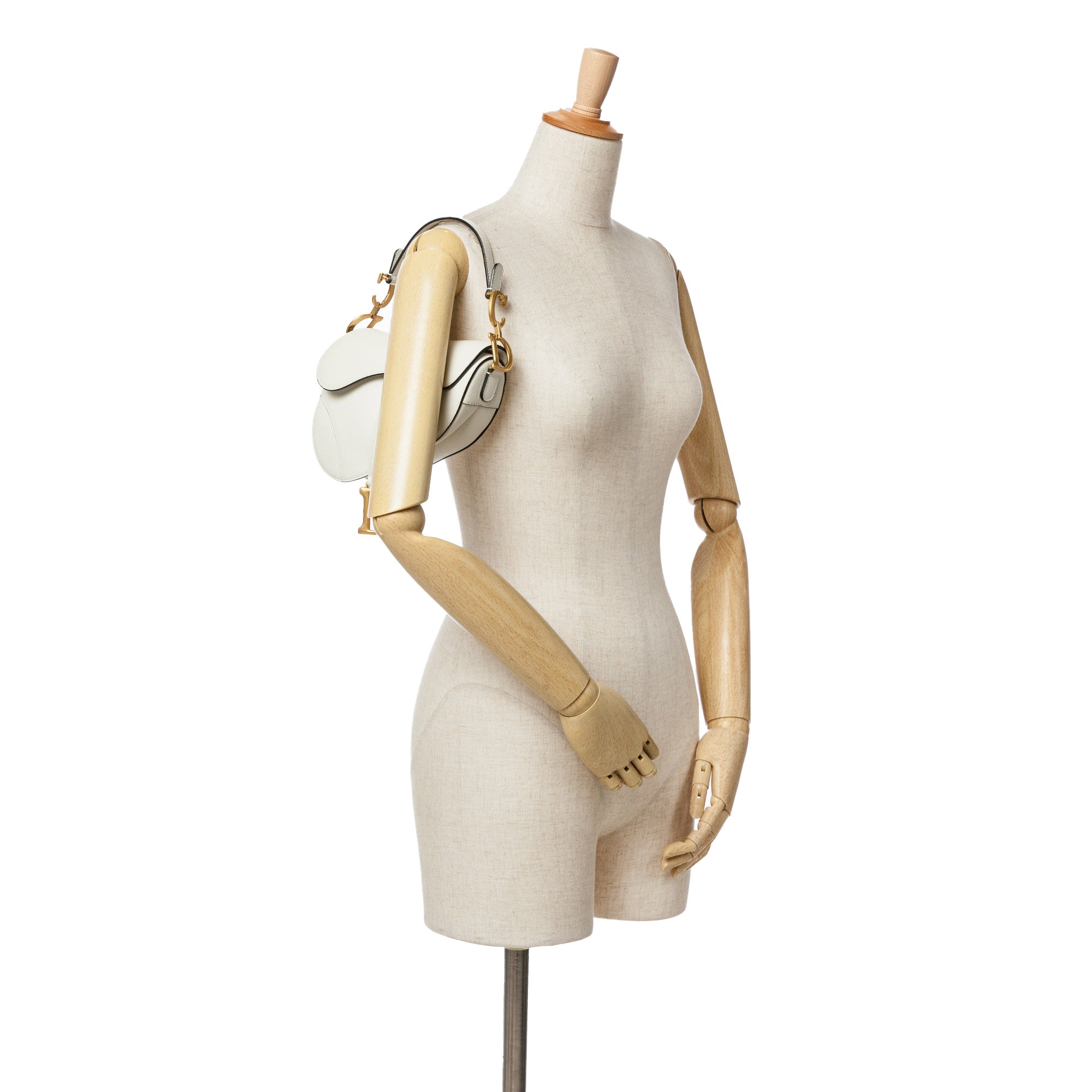 Dior Mini Grained Calfskin Saddle Bag - image 8