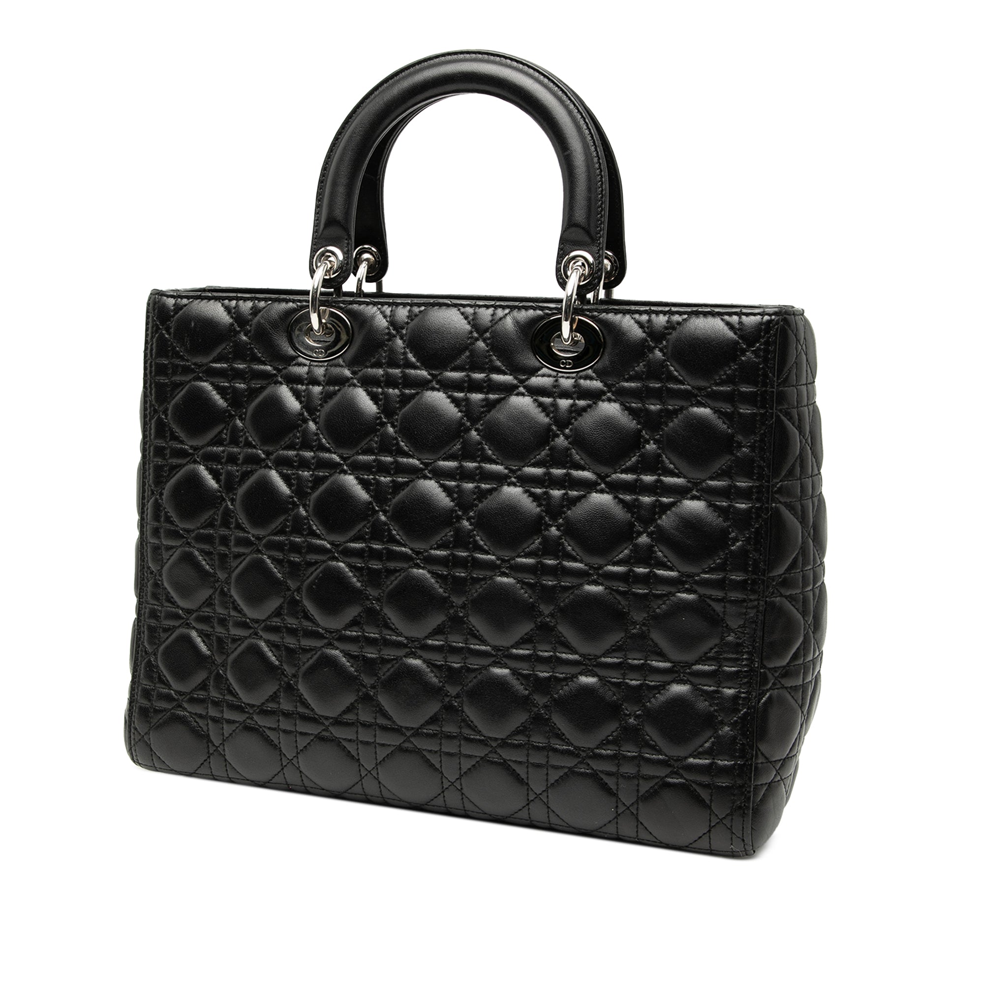 Dior Large Lambskin Cannage Lady Dior - image 2