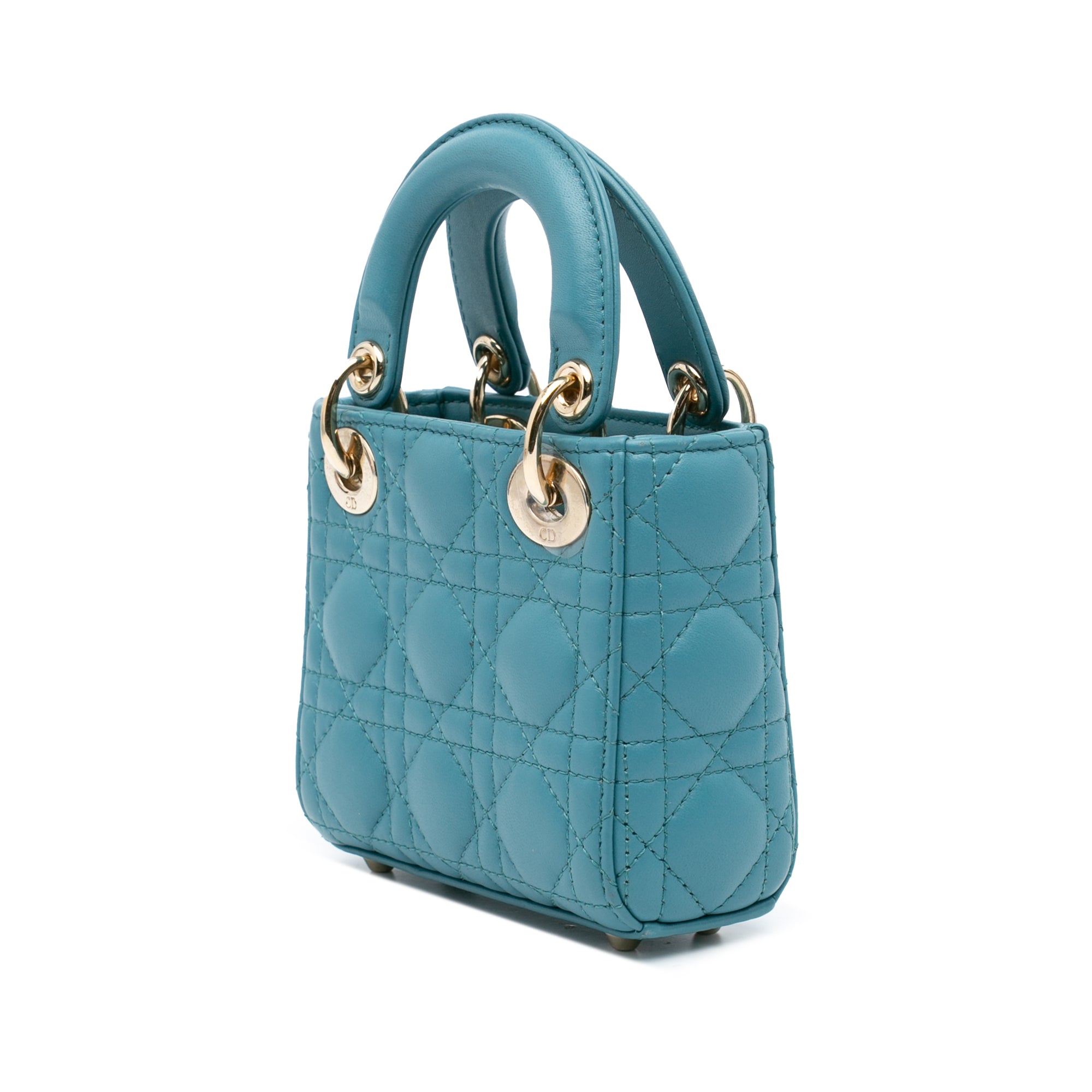 Dior Micro Lambskin Cannage Lady Dior - image 2