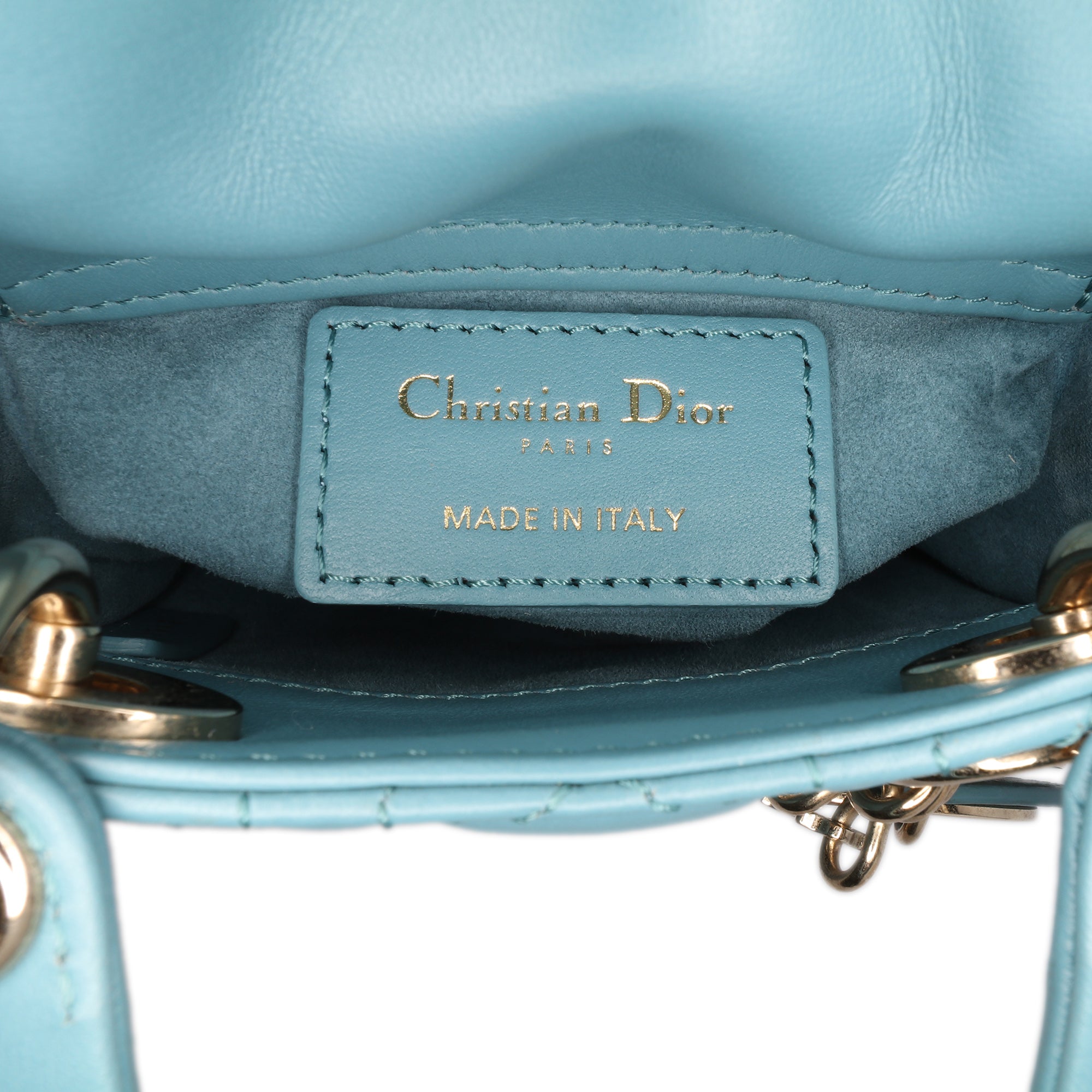 Dior Micro Lambskin Cannage Lady Dior - image 5
