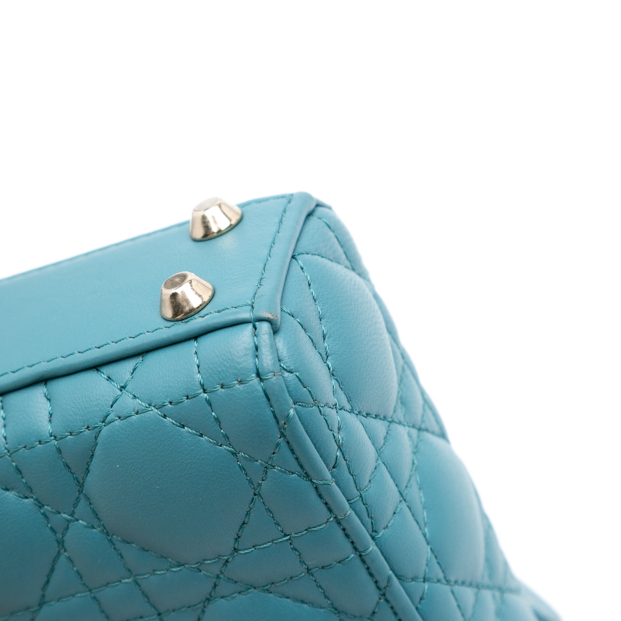 Dior Micro Lambskin Cannage Lady Dior - image 7