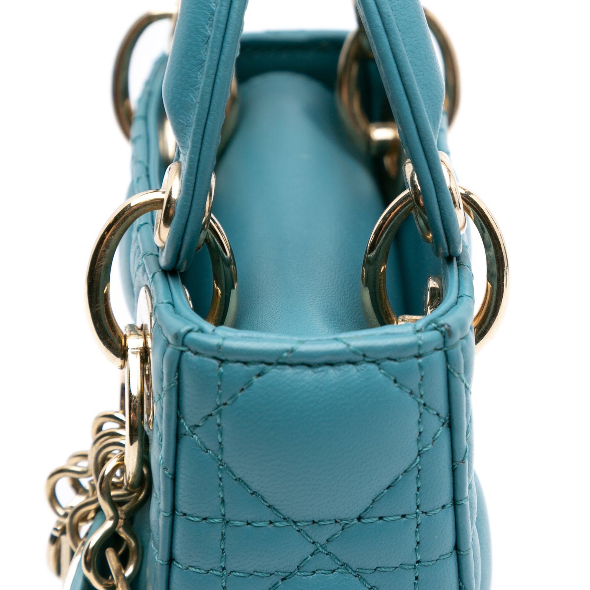 Dior Micro Lambskin Cannage Lady Dior - image 8