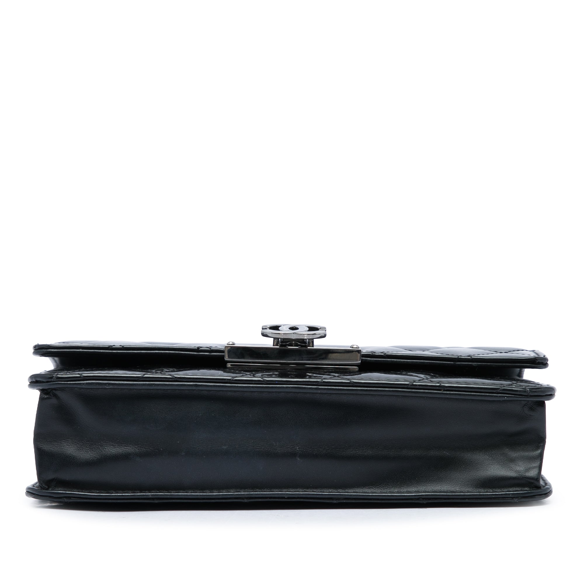 Chanel Quilted Patent Golden Class Wallet on Chain - image 3