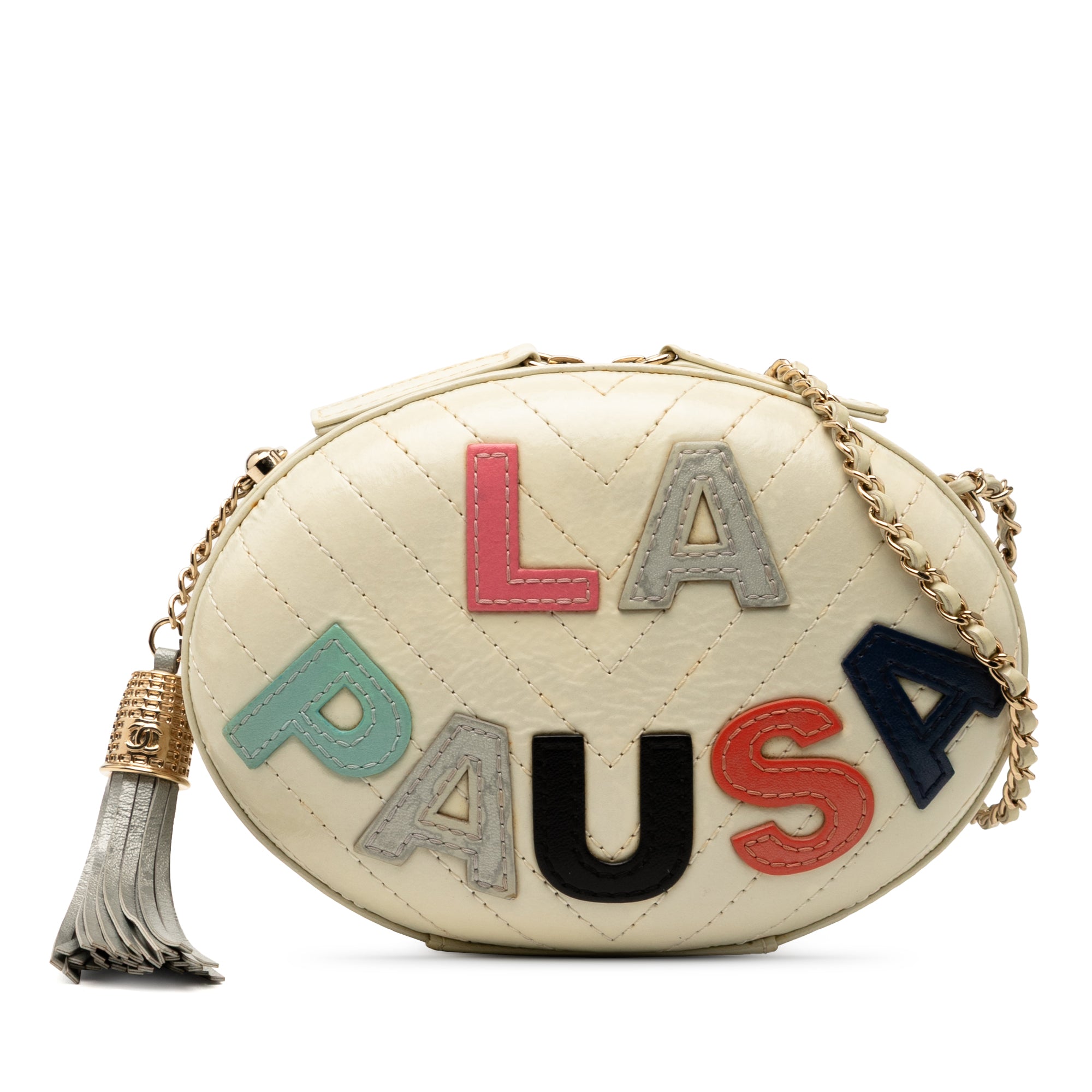 Chanel Chevron Lambskin La Pausa Evening Bag - image 1