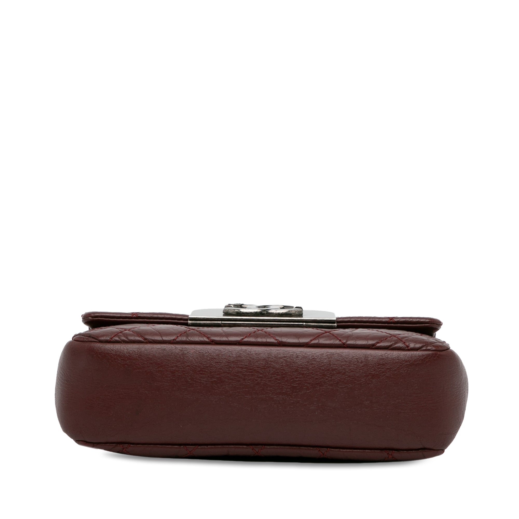 Chanel Quilted Aged Calfskin CC Square Flap - image 4