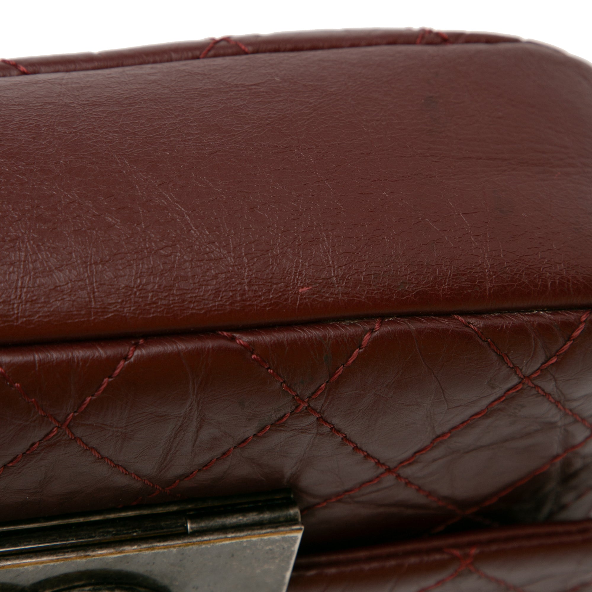 Chanel Quilted Aged Calfskin CC Square Flap - image 5