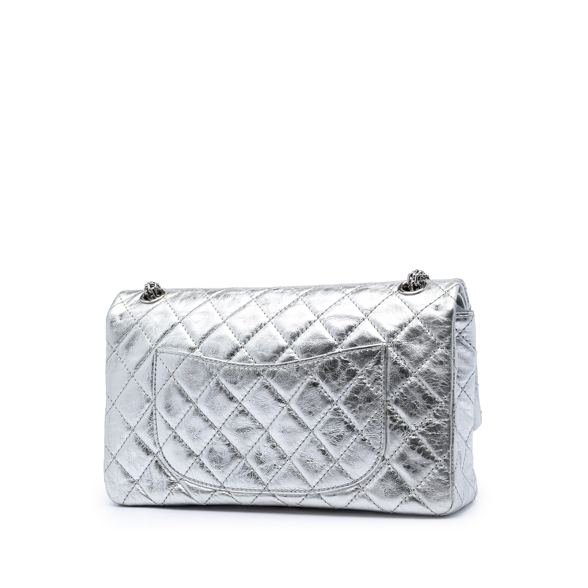 Chanel Quilted Metallic Aged Calfskin Reissue 2.55 Double Flap 226 - image 2