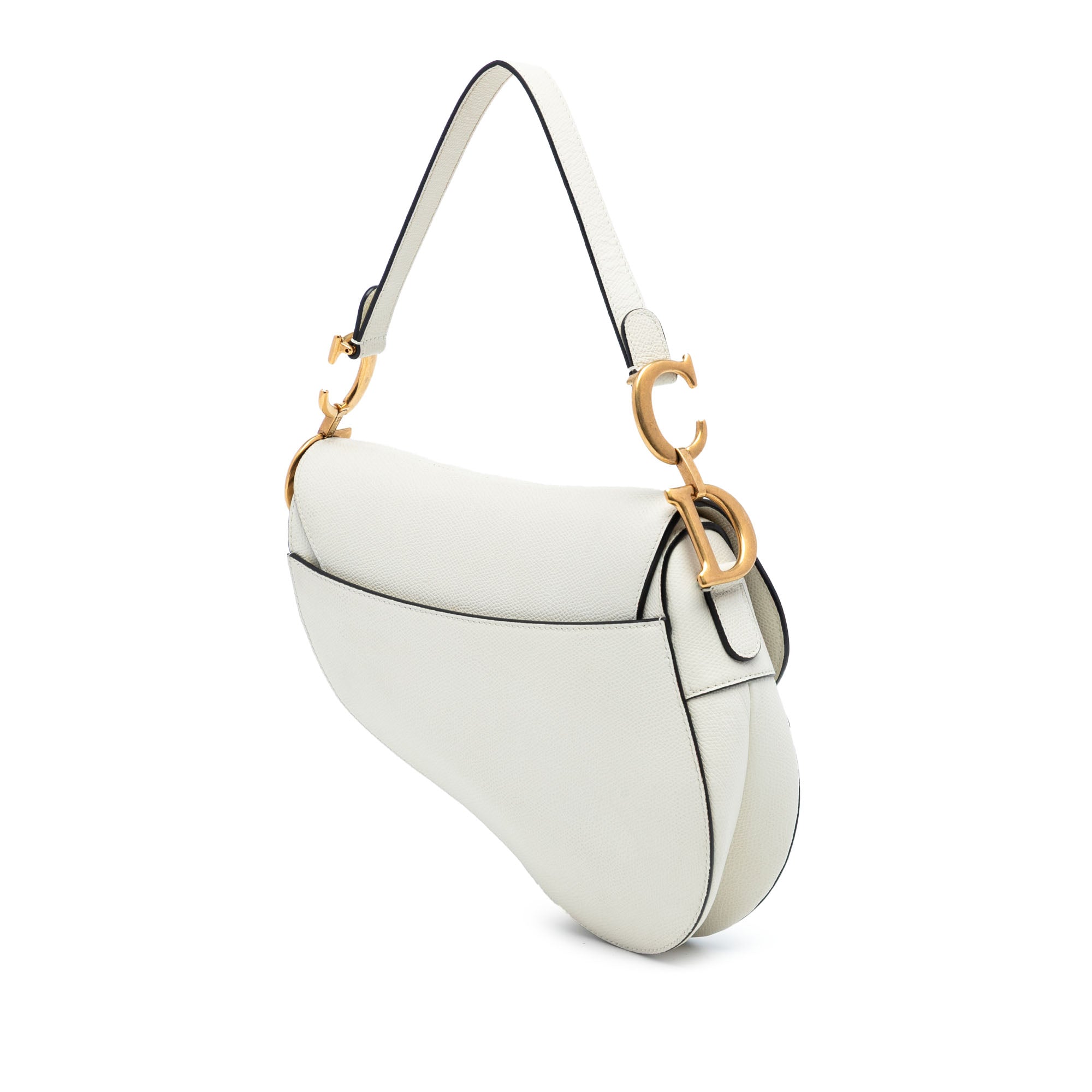 Dior Grained Calfskin Saddle Bag - image 2