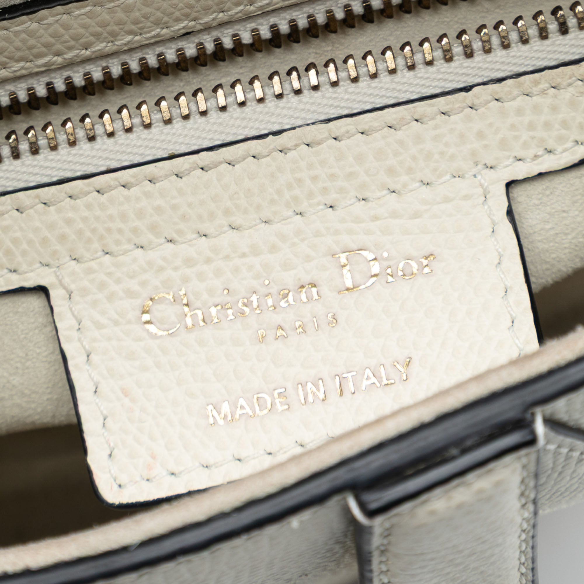 Dior Grained Calfskin Saddle Bag - image 5