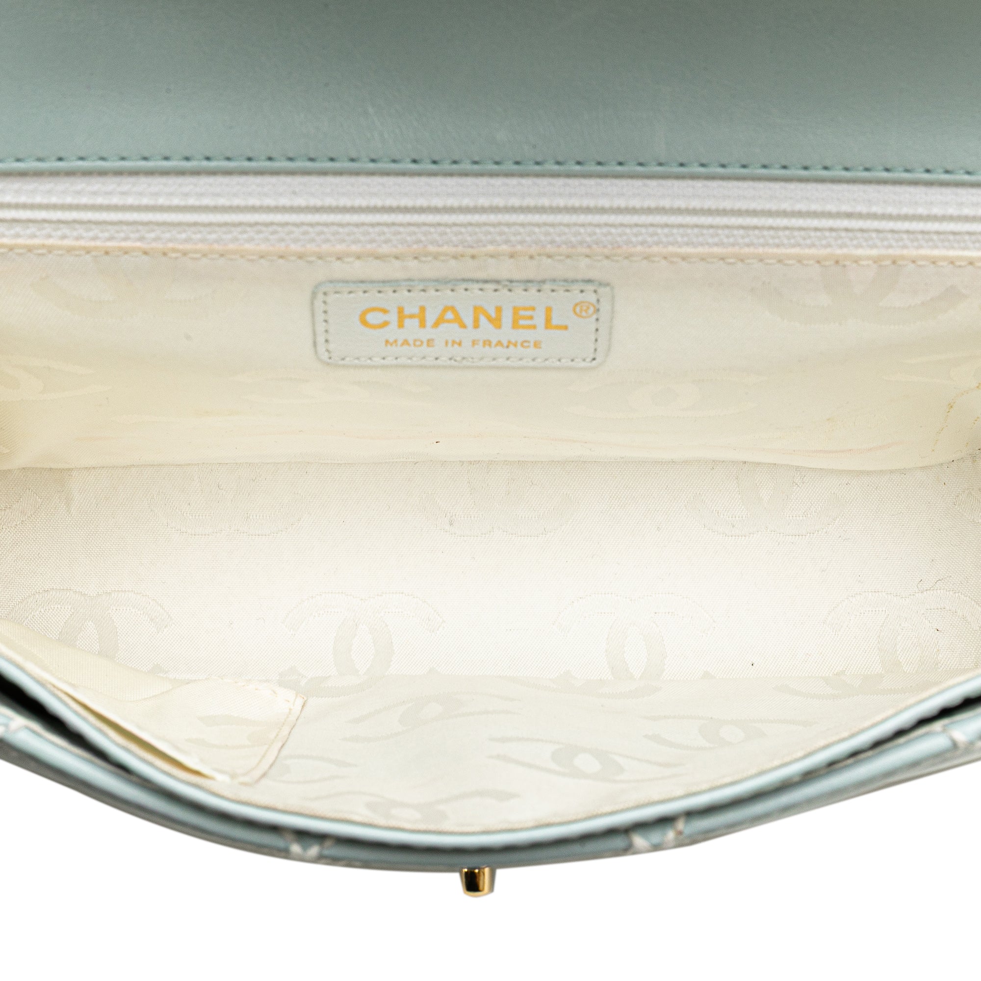 Chanel Quilted Lambskin Wild Stitch Top Handle Flap - image 4
