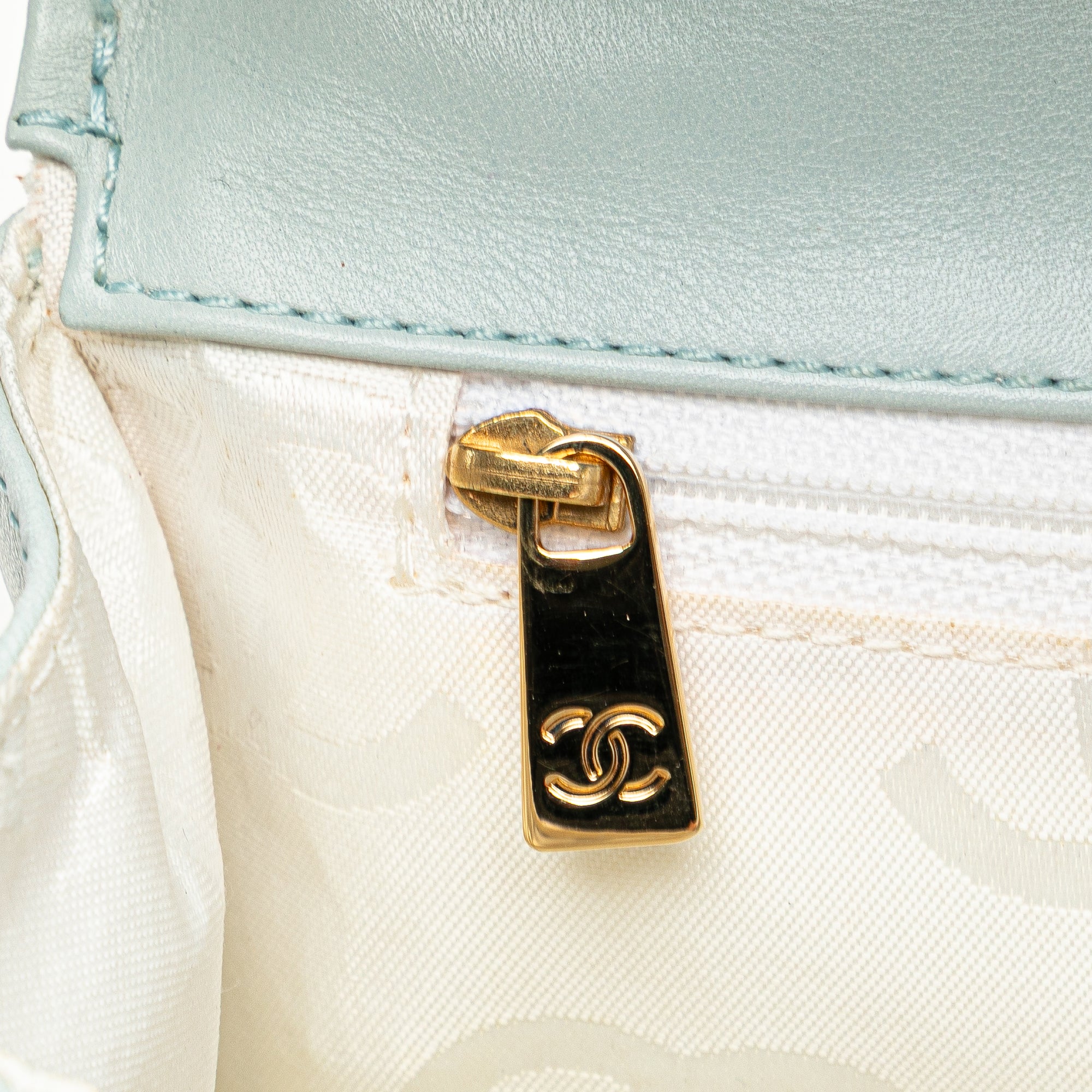 Chanel Quilted Lambskin Wild Stitch Top Handle Flap - image 7