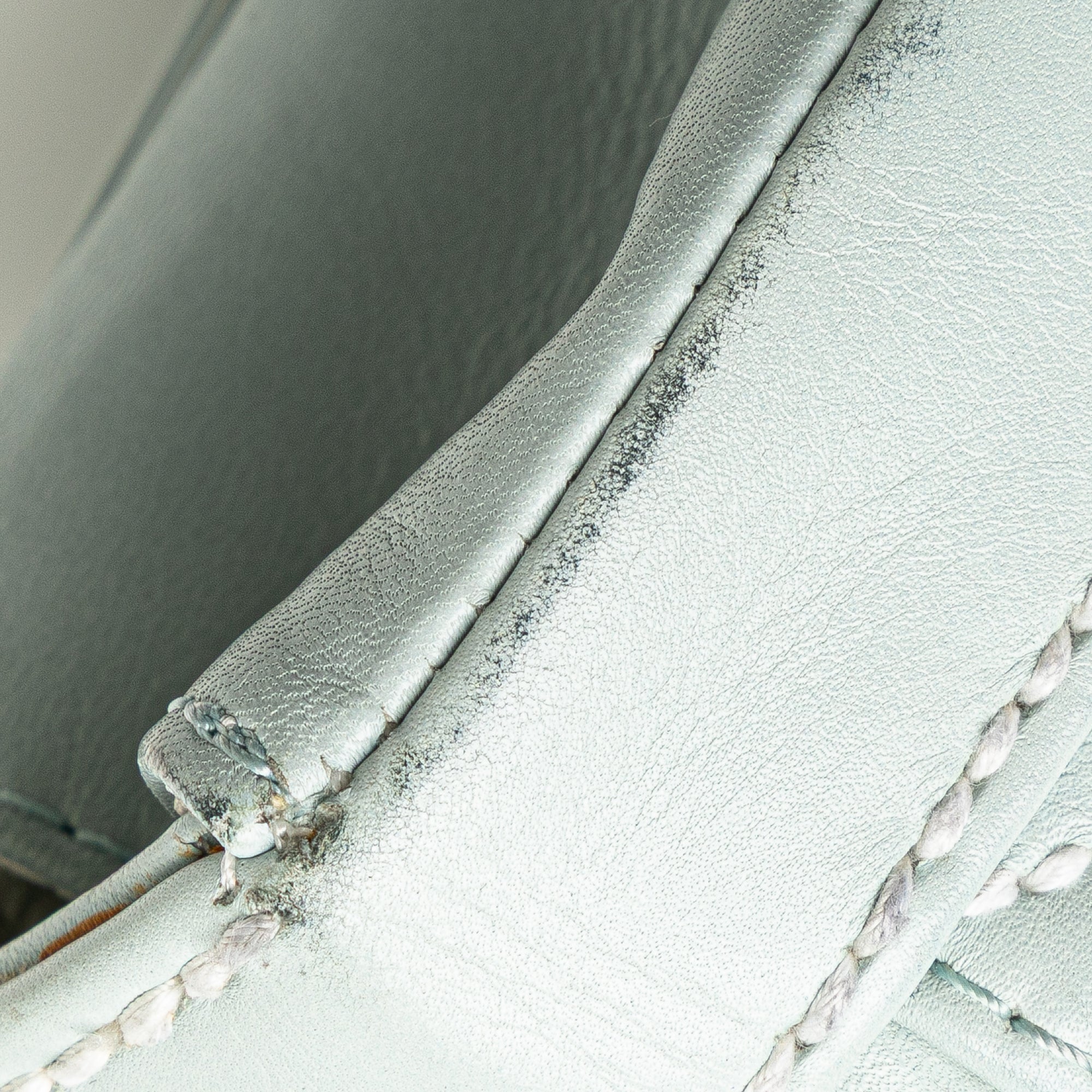 Chanel Quilted Lambskin Wild Stitch Top Handle Flap - image 9
