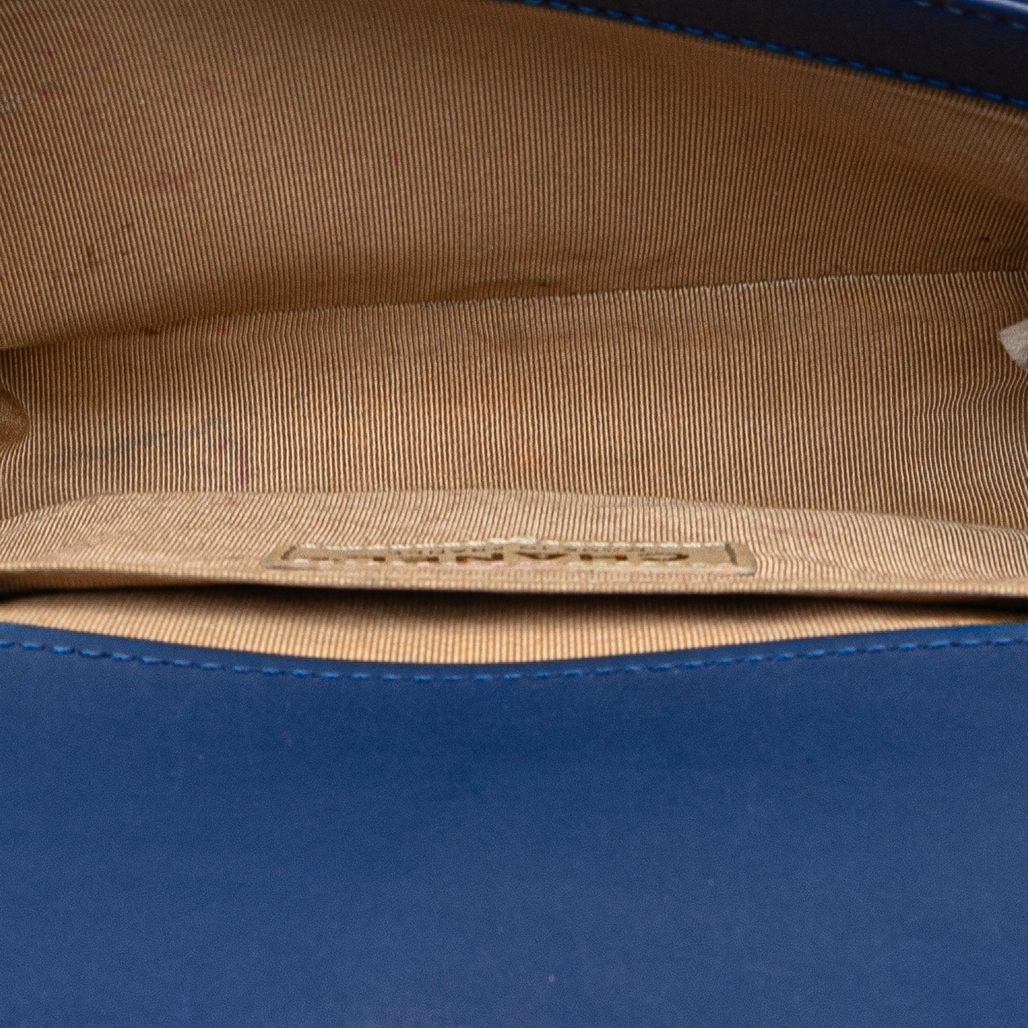 Chanel Small Woven Lambskin Chateau Boy Flap - image 4