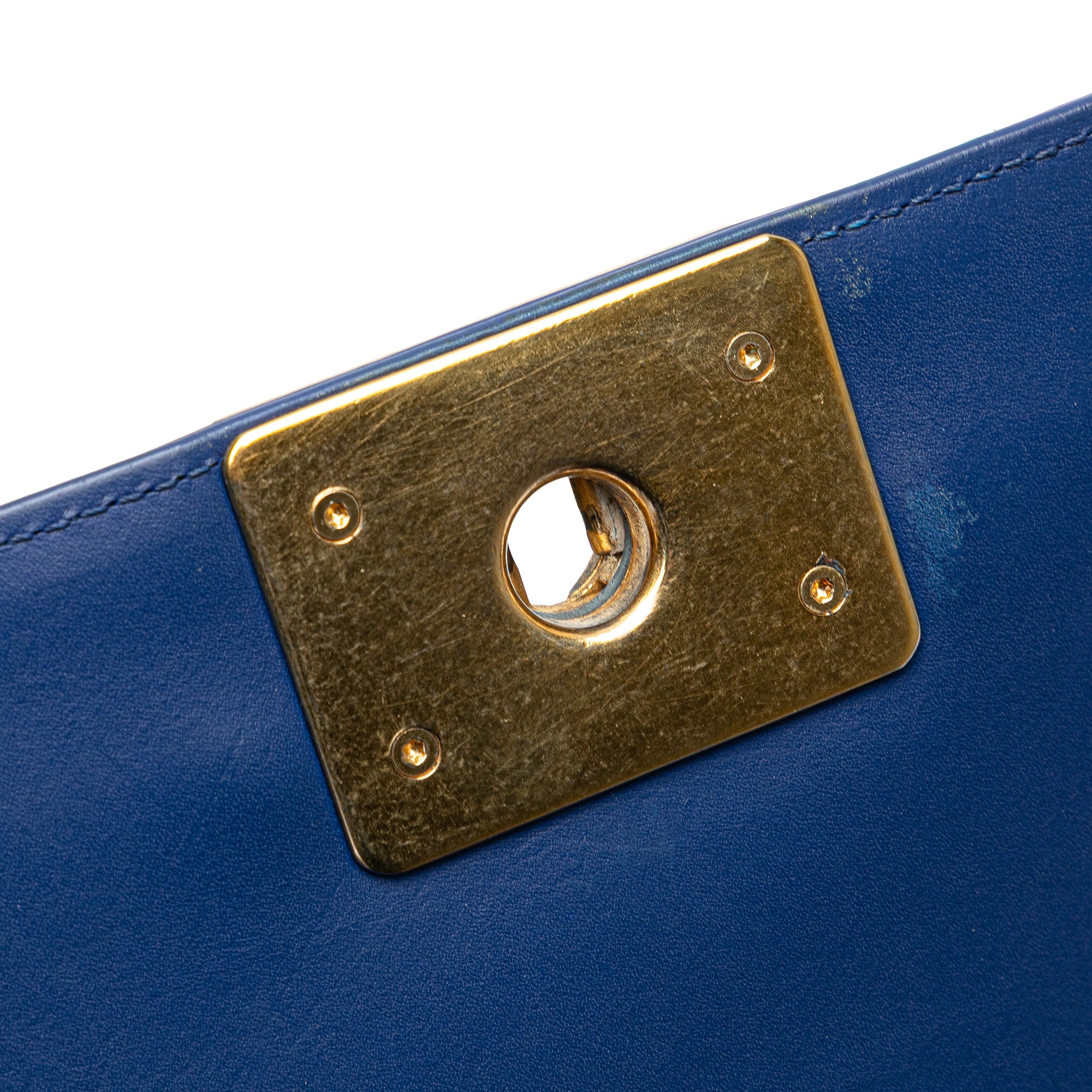 Chanel Small Woven Lambskin Chateau Boy Flap - image 9