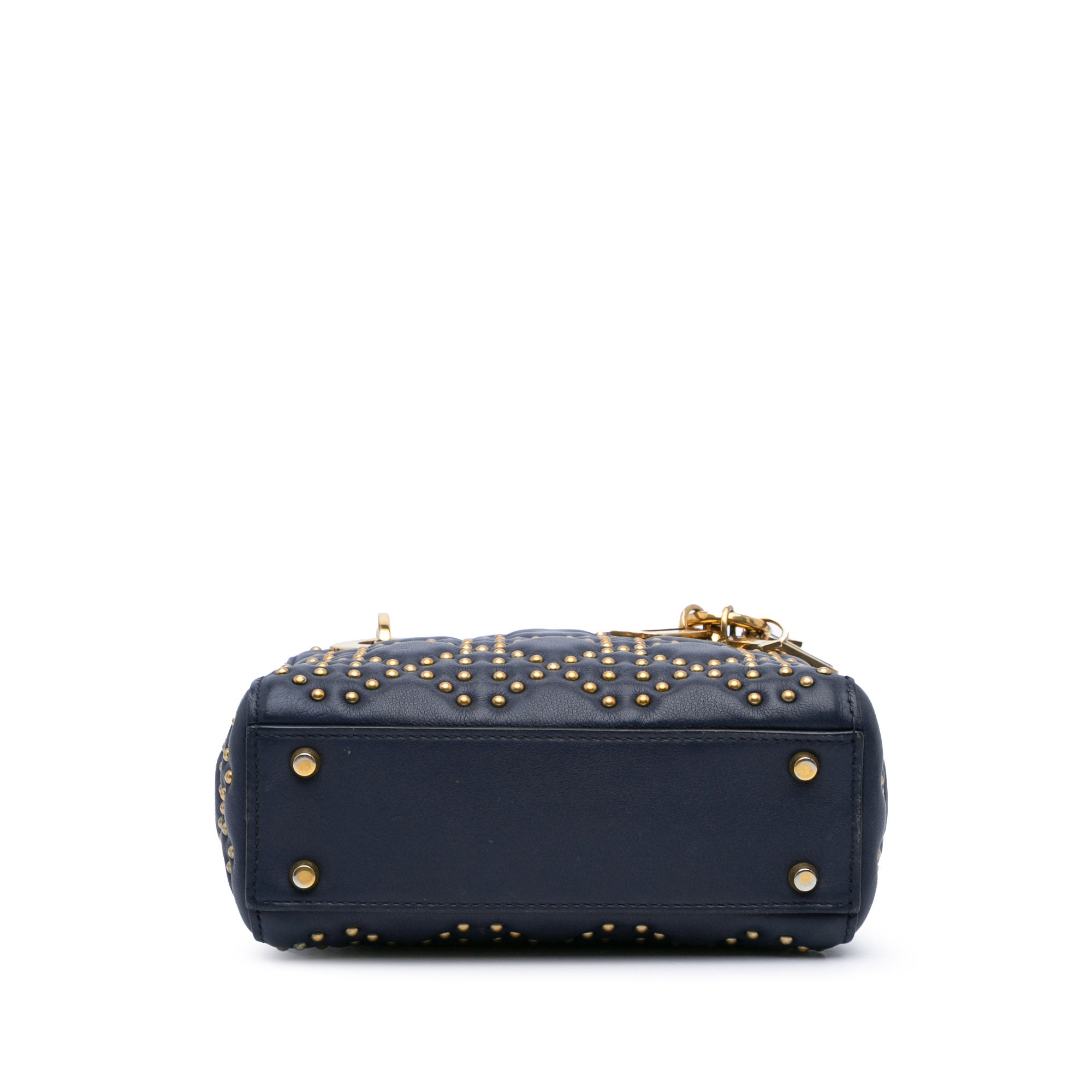 Dior Mini Lambskin Cannage Studded Supple Lady Dior - image 3