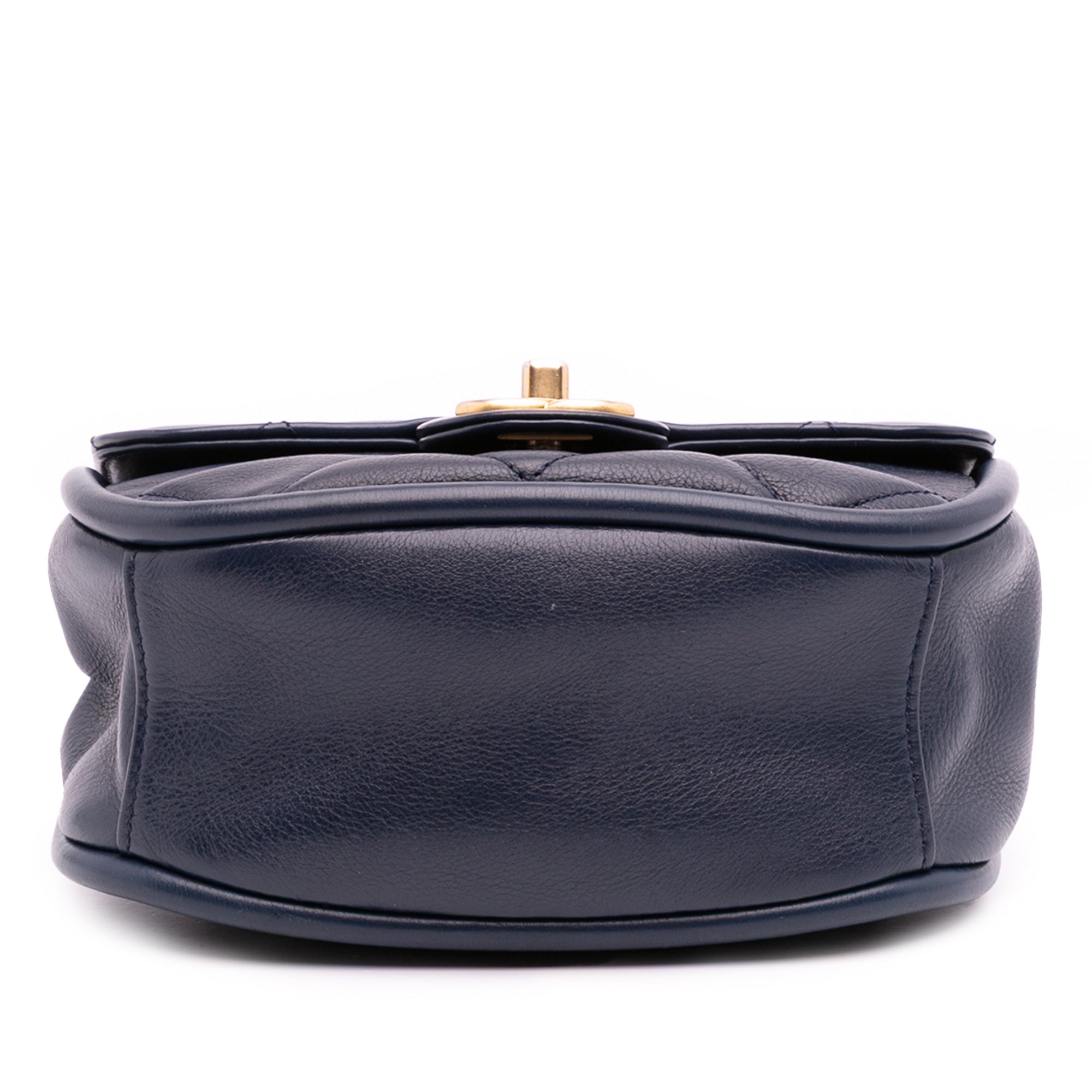 Chanel Mini CC Quilted Calfskin Round Moon Messenger Flap - image 3
