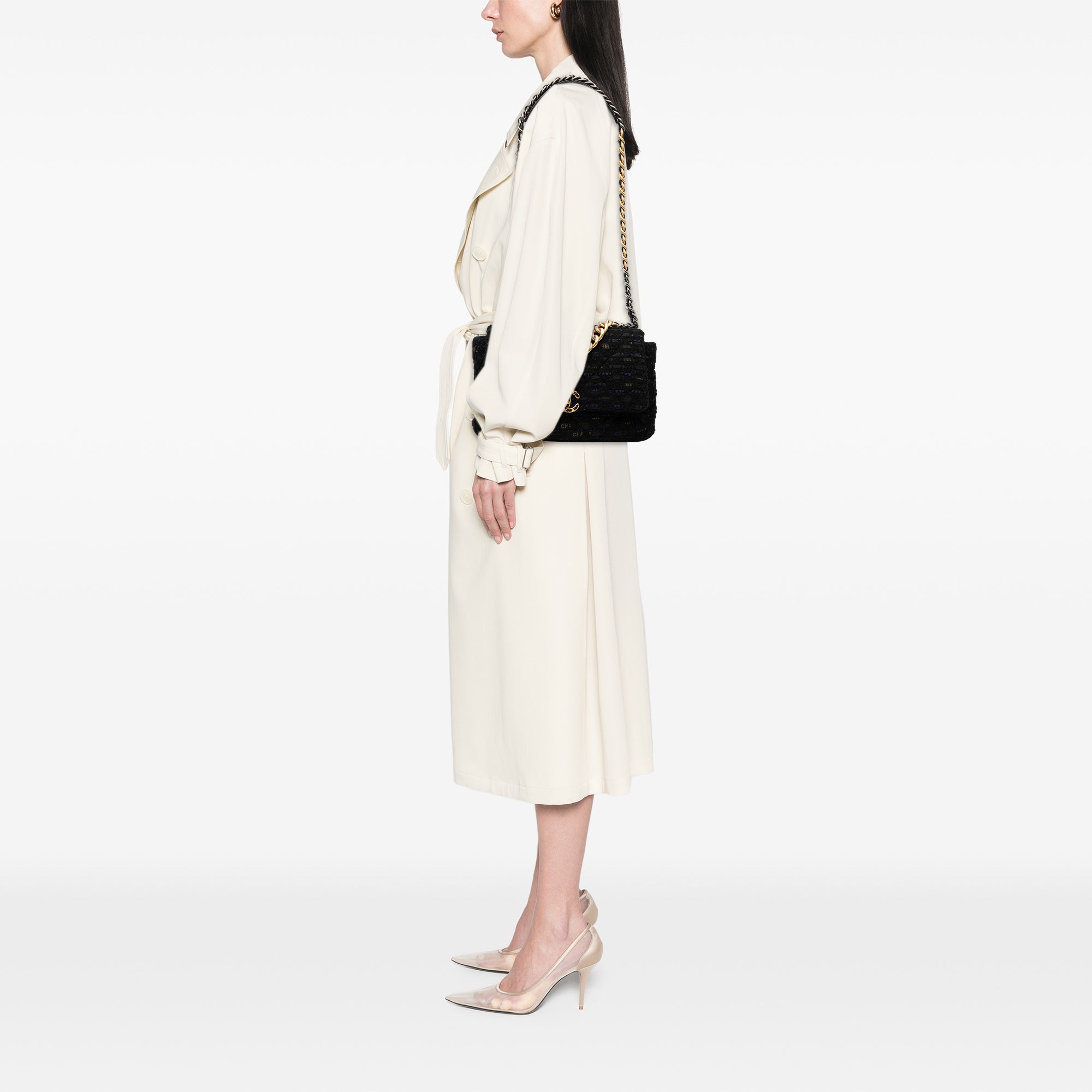 Chanel Large Tweed 19 Flap - image 7