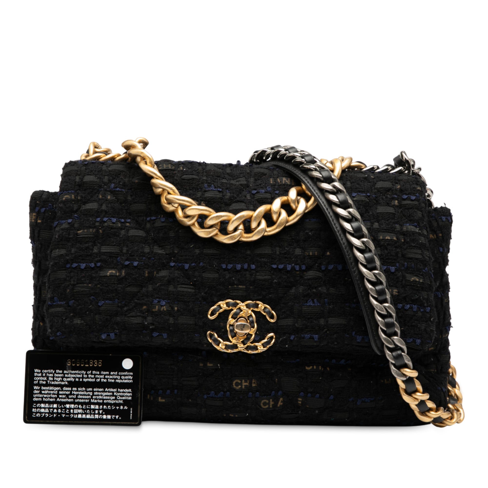 Chanel Large Tweed 19 Flap - image 8
