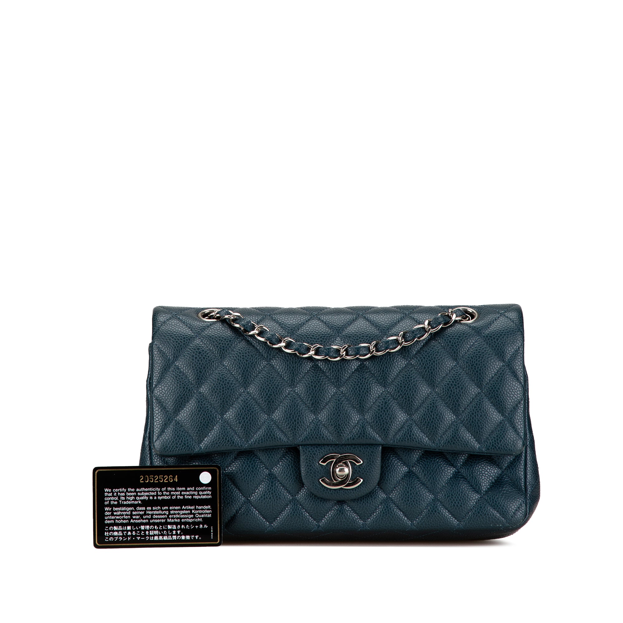 Chanel Medium Classic Caviar Double Flap - image 11