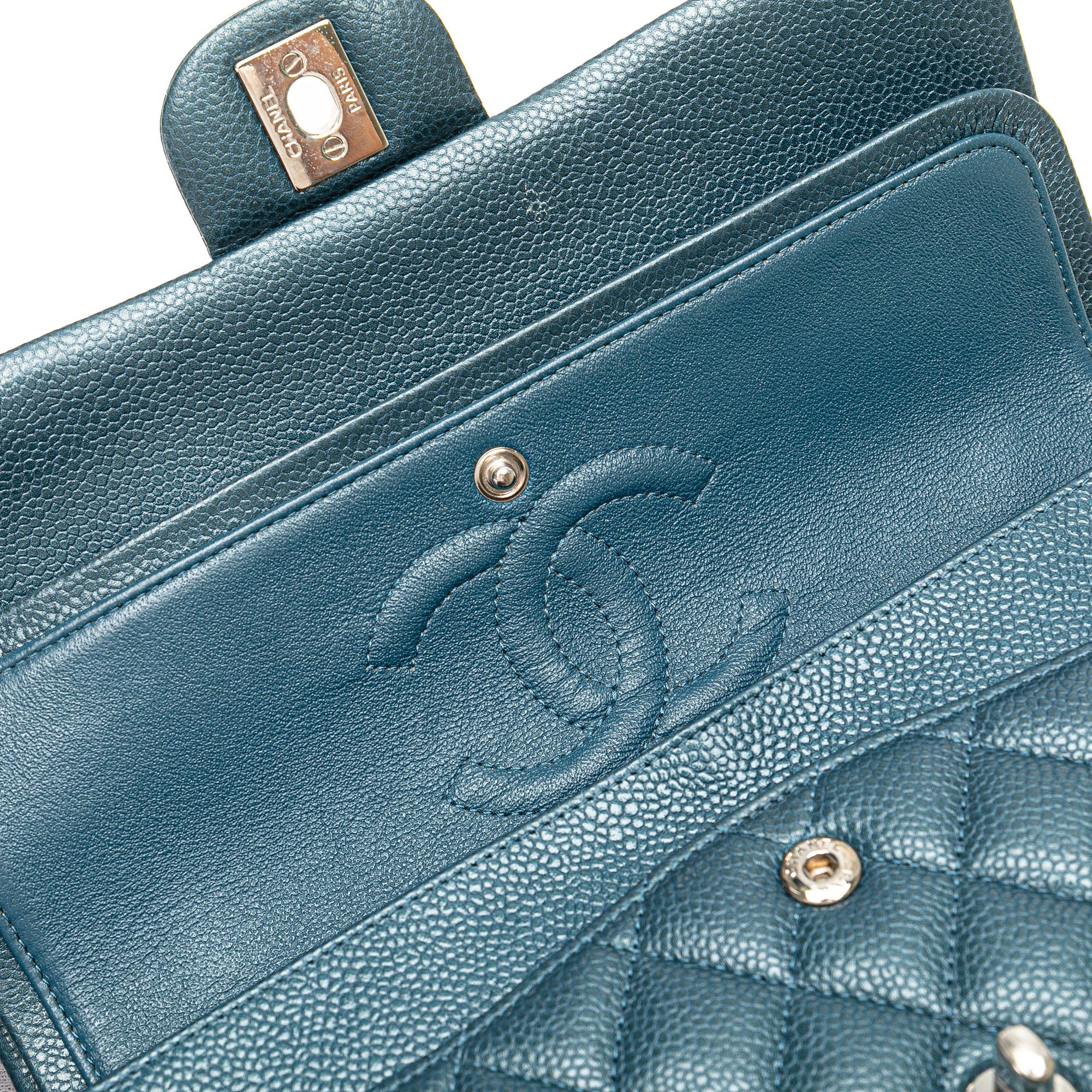 Chanel Medium Classic Caviar Double Flap - image 7