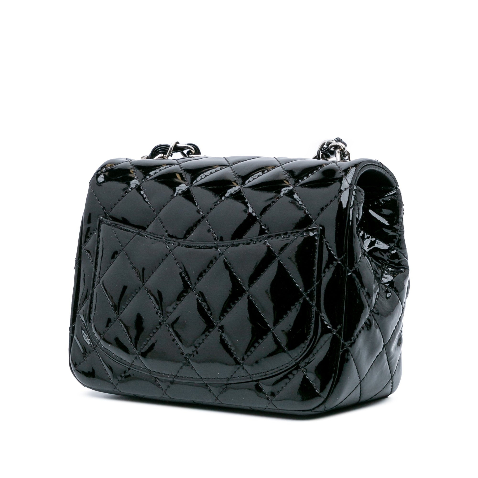 Chanel Mini Square Classic Patent Single Flap - image 2