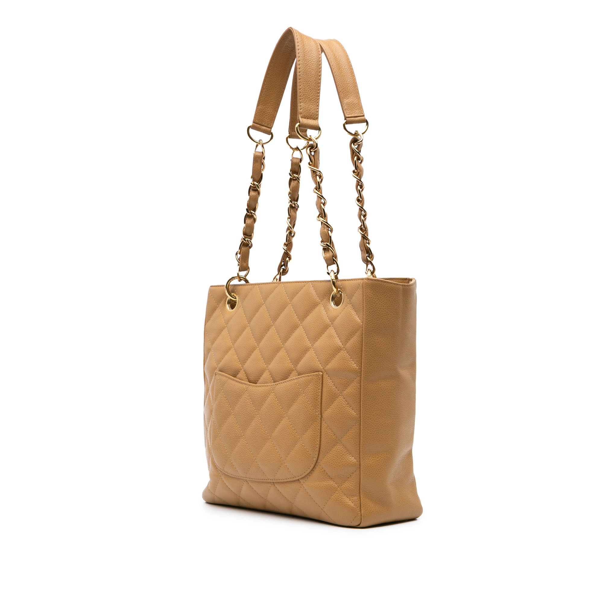 Chanel Caviar Petite Shopping Tote - image 2