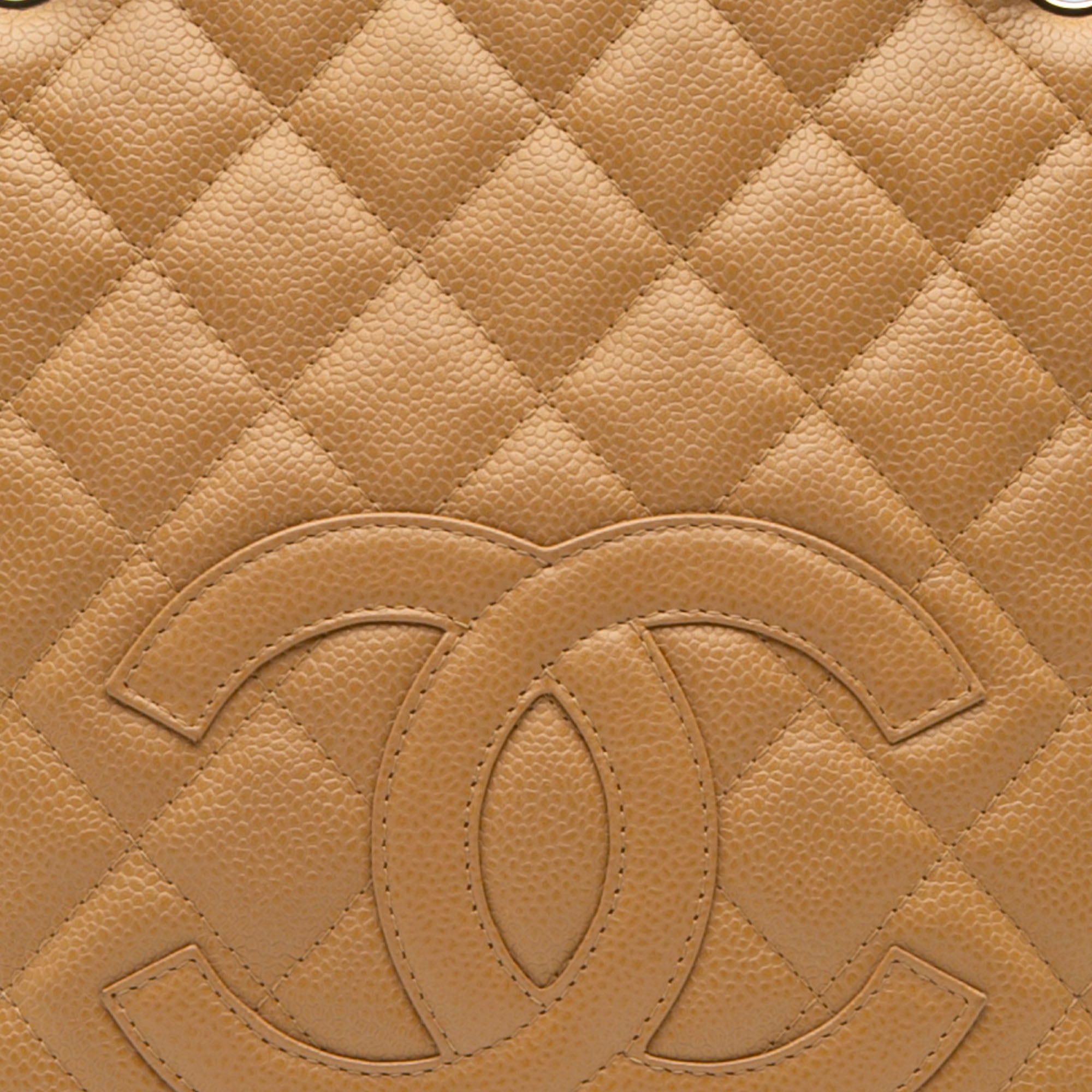 Chanel Caviar Petite Shopping Tote - image 5