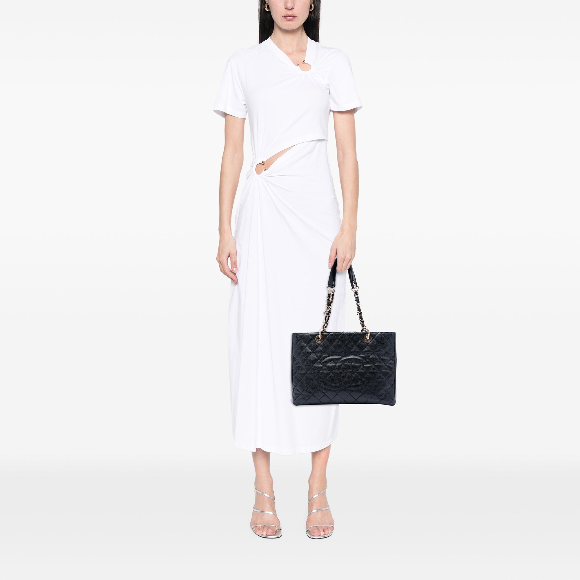 Chanel Caviar Grand Shopping Tote - image 7