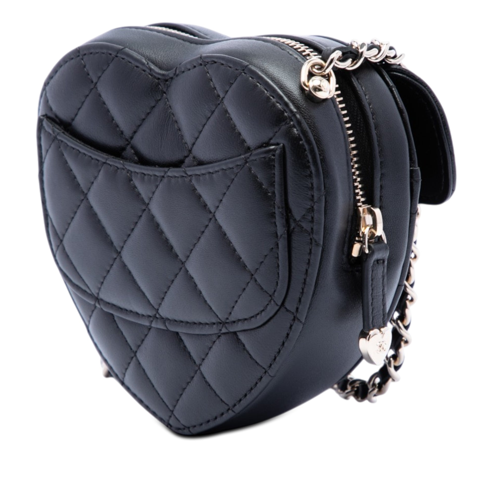 Chanel Mini Lambskin CC in Love Heart Crossbody - image 2