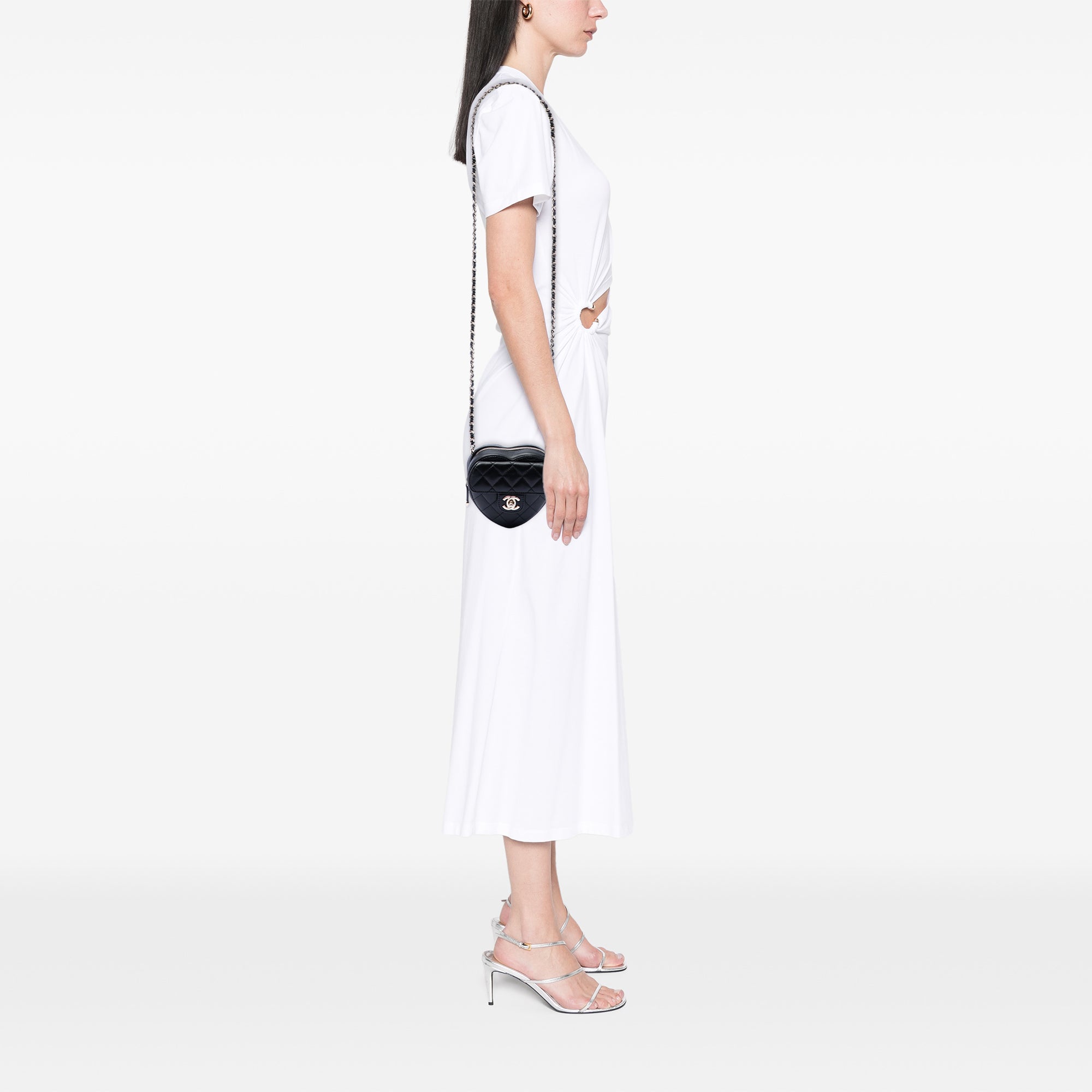 Chanel Mini Lambskin CC in Love Heart Crossbody - image 6