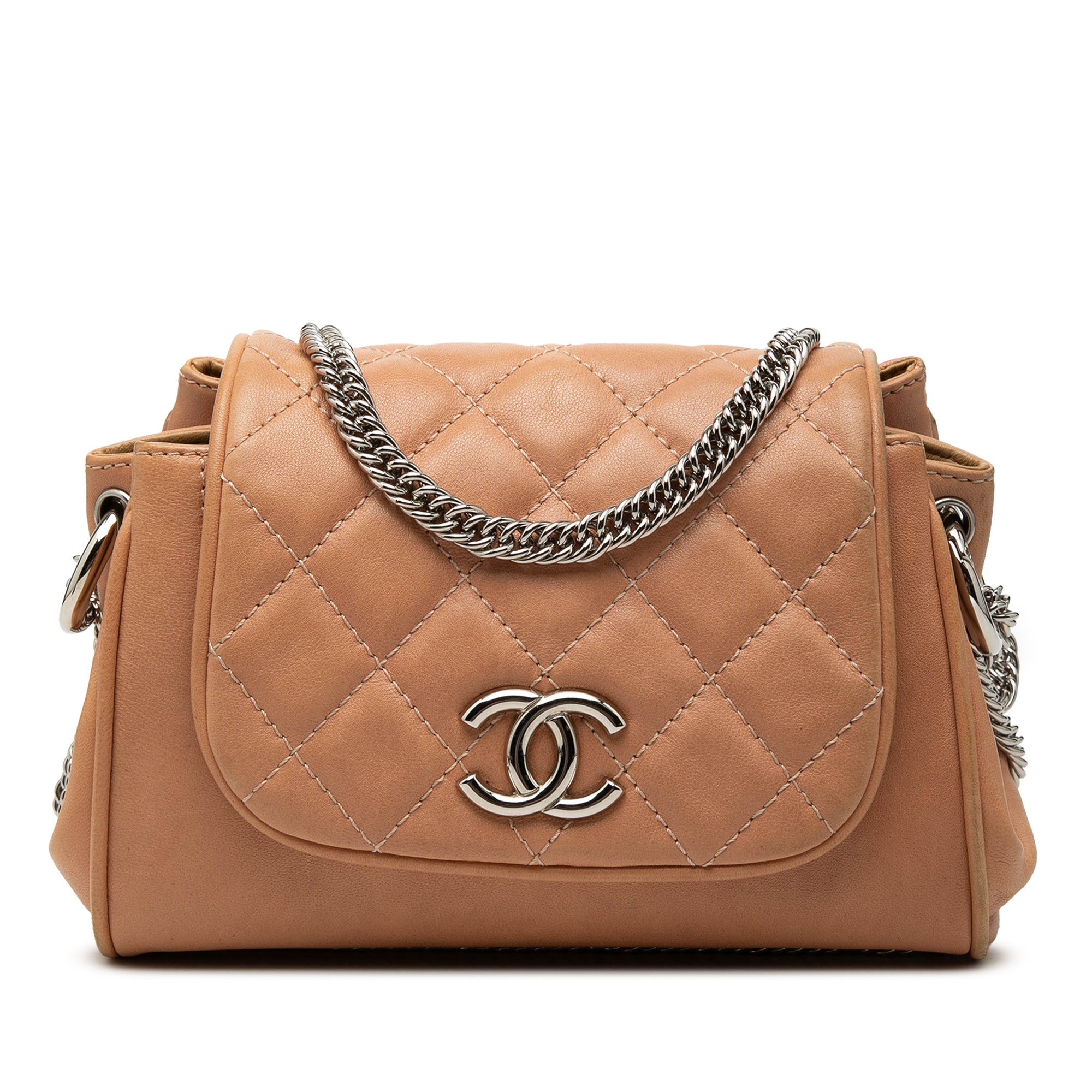 Chanel Washed Lambskin Bijoux Chain Accordion Flap - image 1