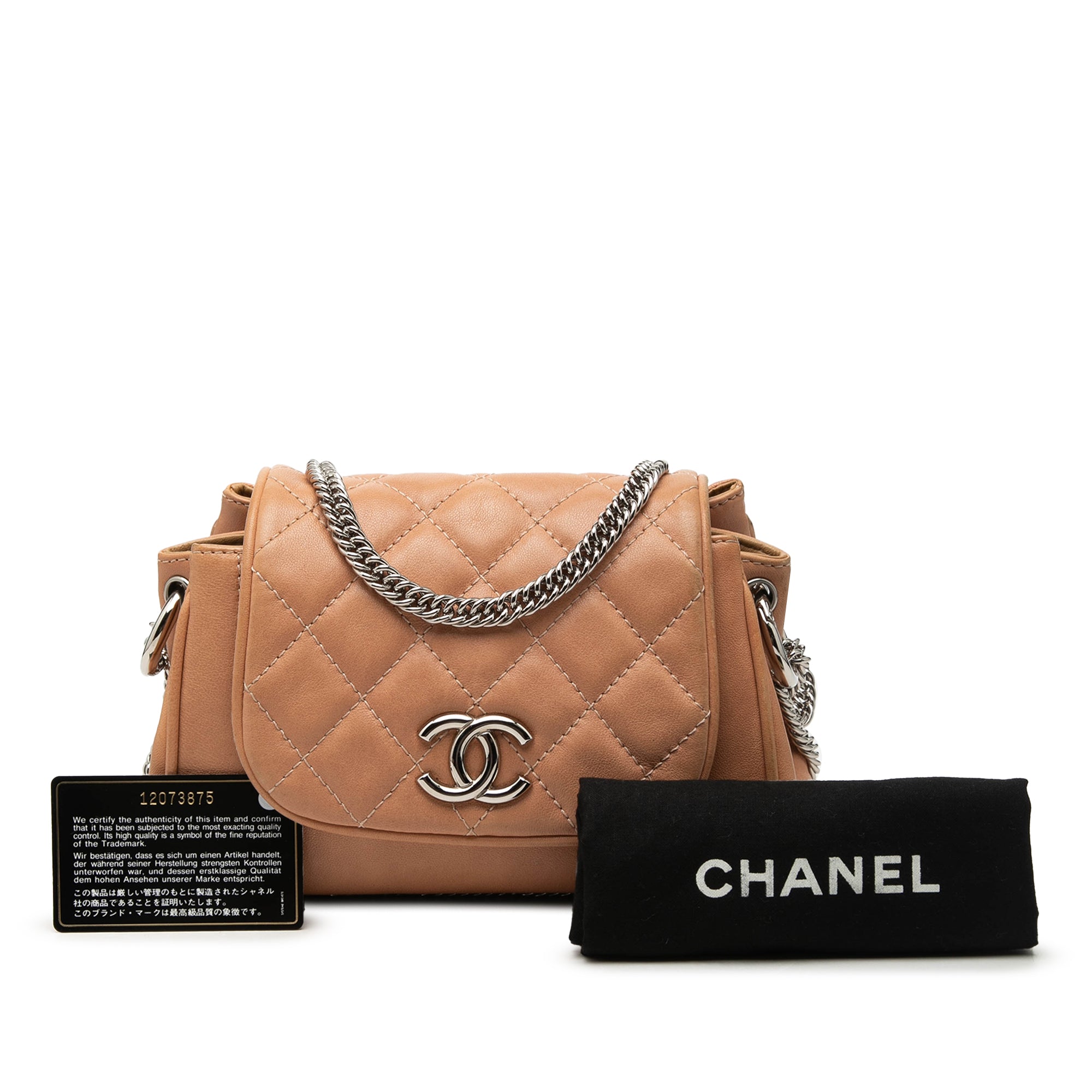 Chanel Washed Lambskin Bijoux Chain Accordion Flap - image 8