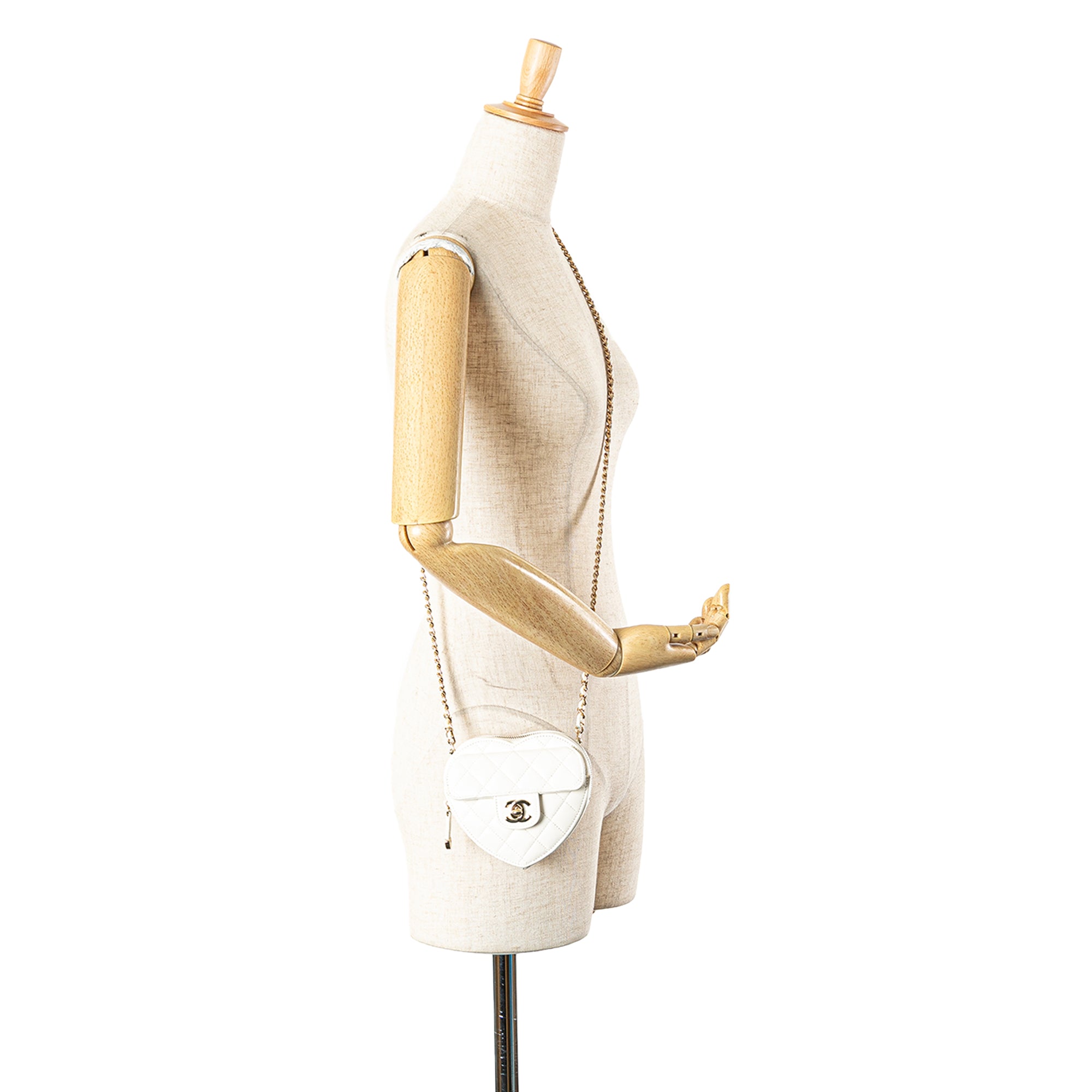 Chanel Mini Lambskin CC in Love Heart Crossbody - image 11