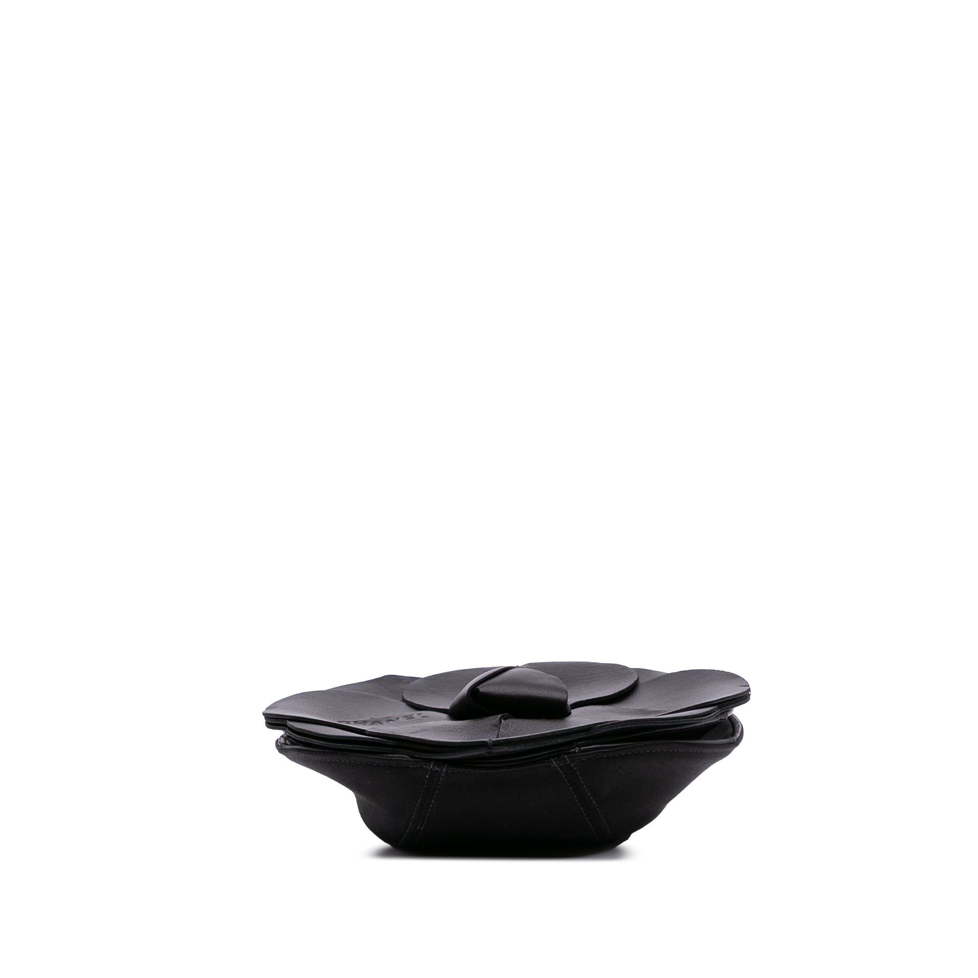Chanel Lambskin and Satin Camellia Flower Evening Bag - image 3