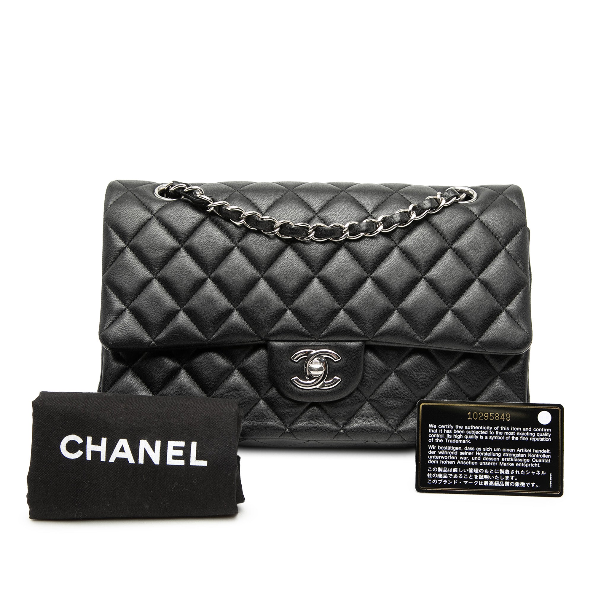 Chanel Medium Classic Lambskin Double Flap - image 8